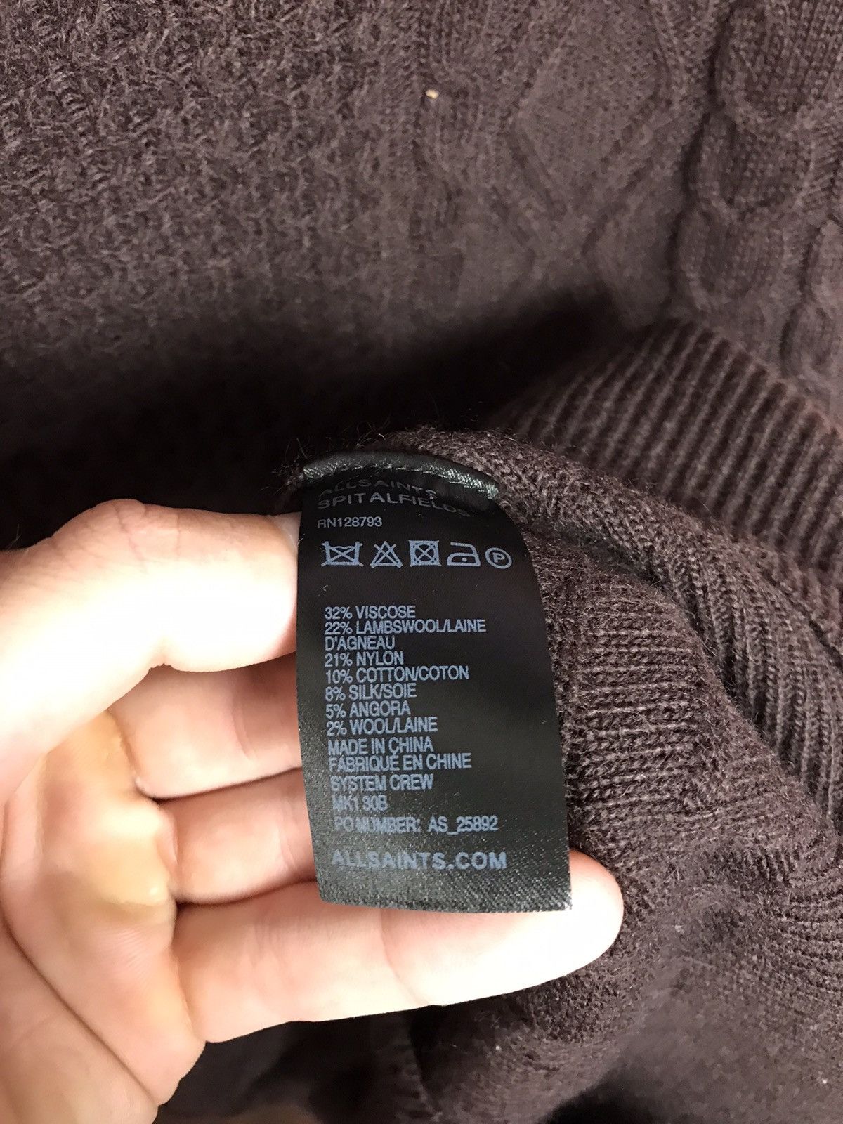 Allsaints Allsaints luxury streetwear sweater Size US M / EU 48-50 / 2 - 5 Thumbnail