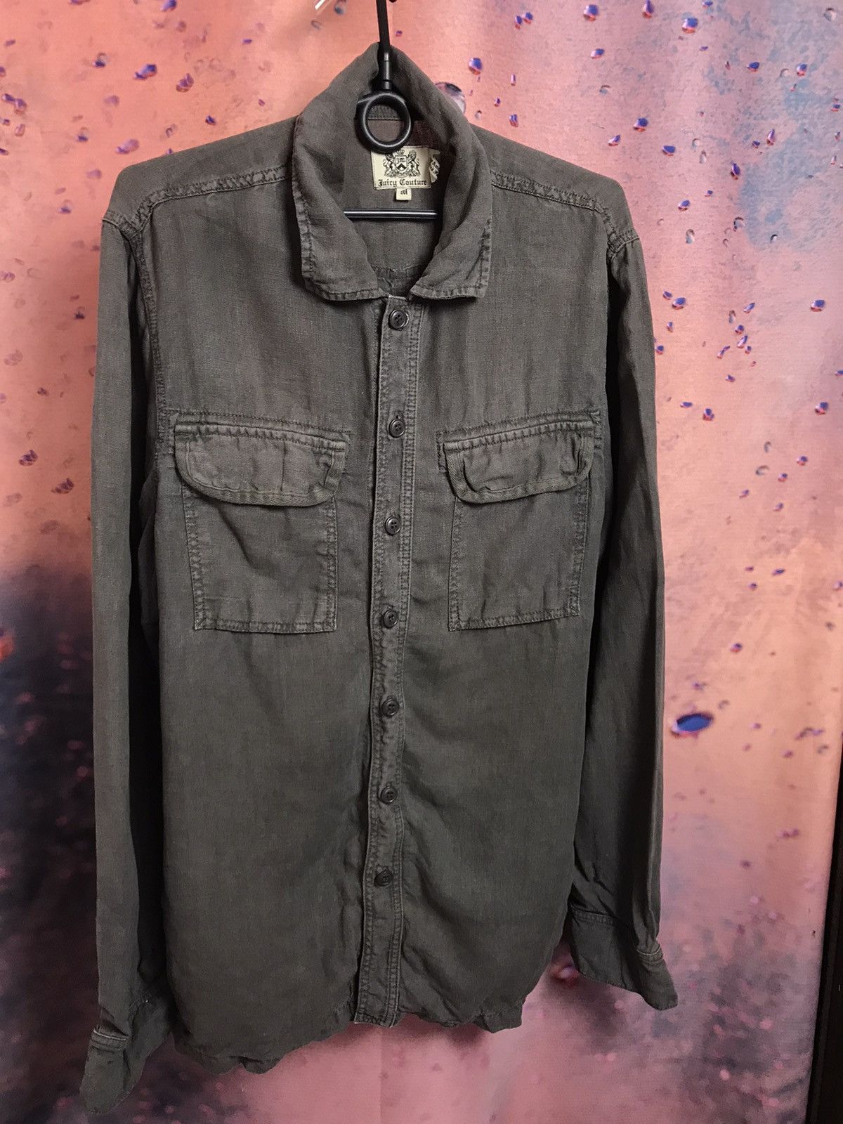 Juicy Couture Jeans Juicy Couture linen streetwear luxury shirt Size US M / EU 48-50 / 2 - 2 Thumbnail