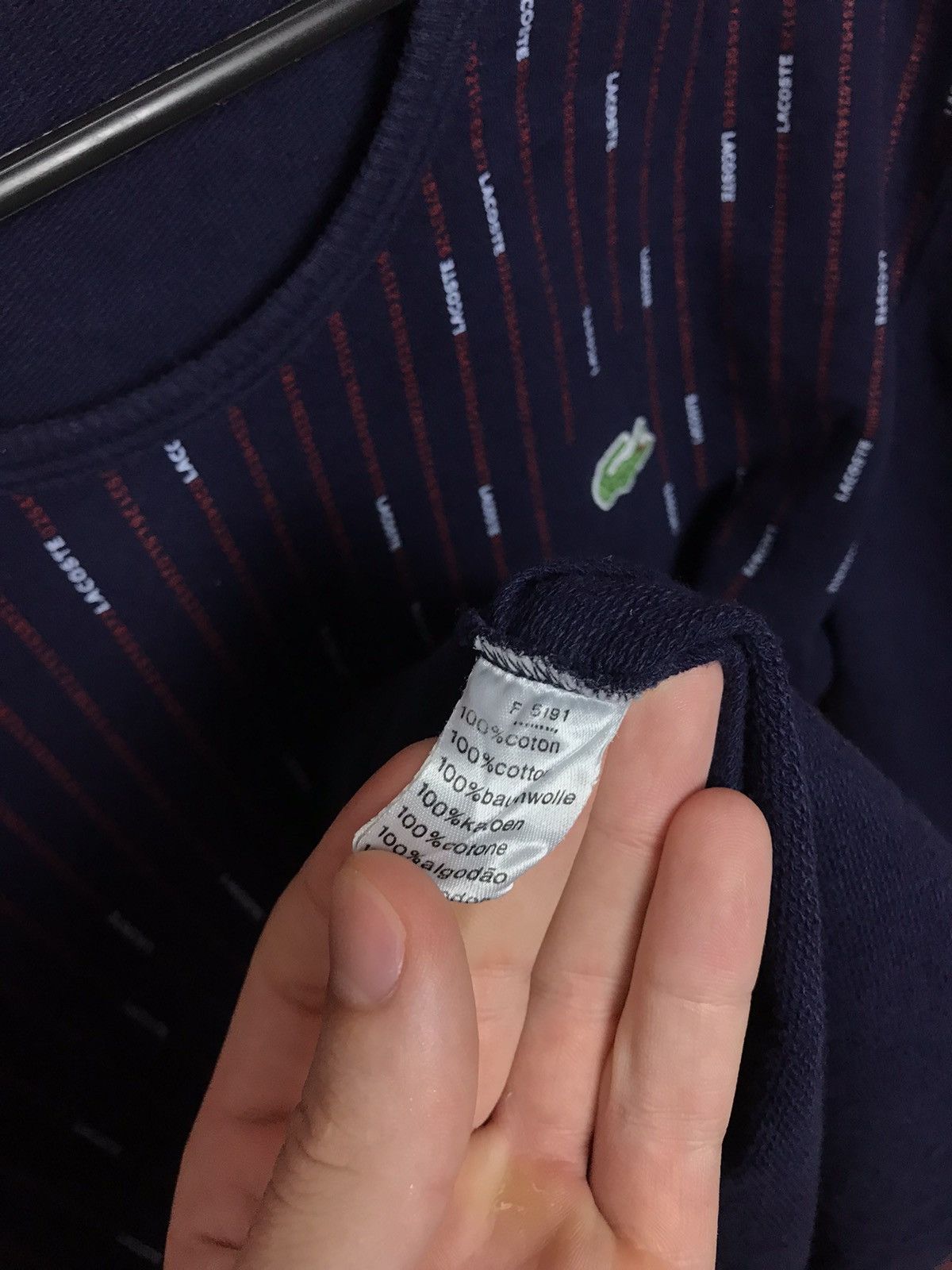 Lacoste × Vintage Lacoste sport luxury streetwear longsleeve Size US L / EU 52-54 / 3 - 6 Thumbnail