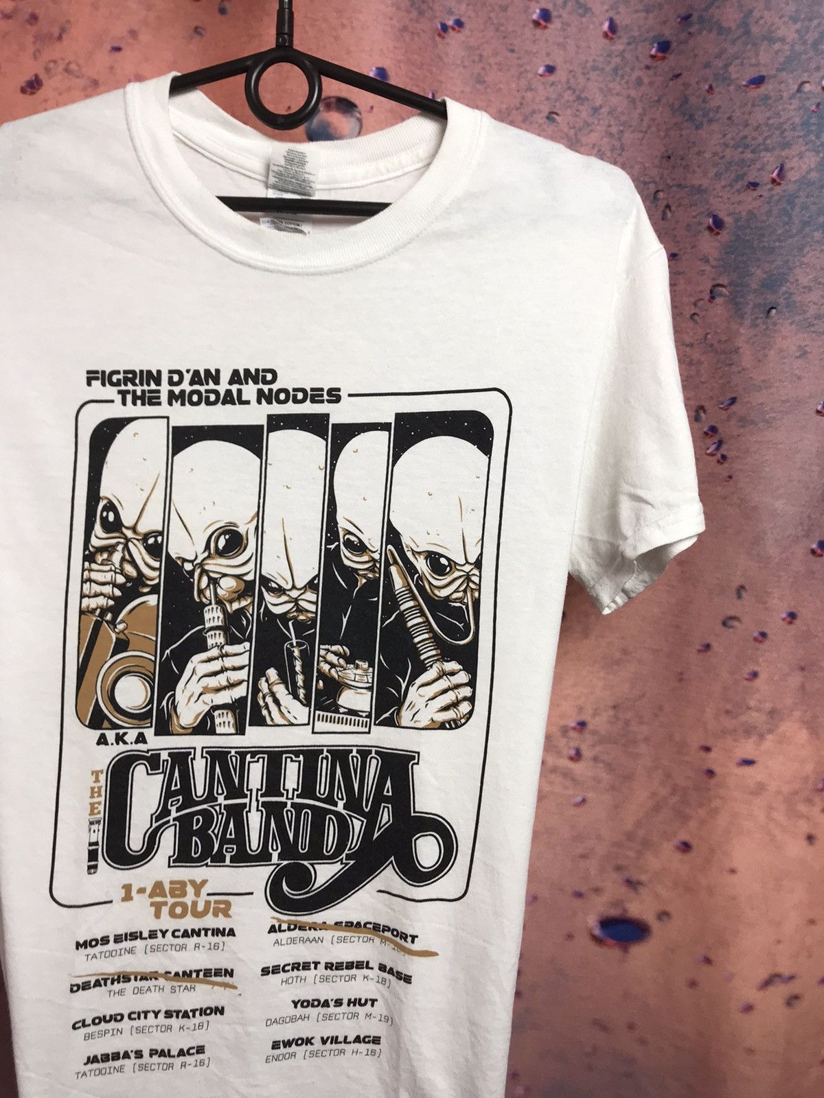 Band Tees × Star Wars × Vintage Vintage Cantina band rock tee Size US S / EU 44-46 / 1 - 1 Thumbnail