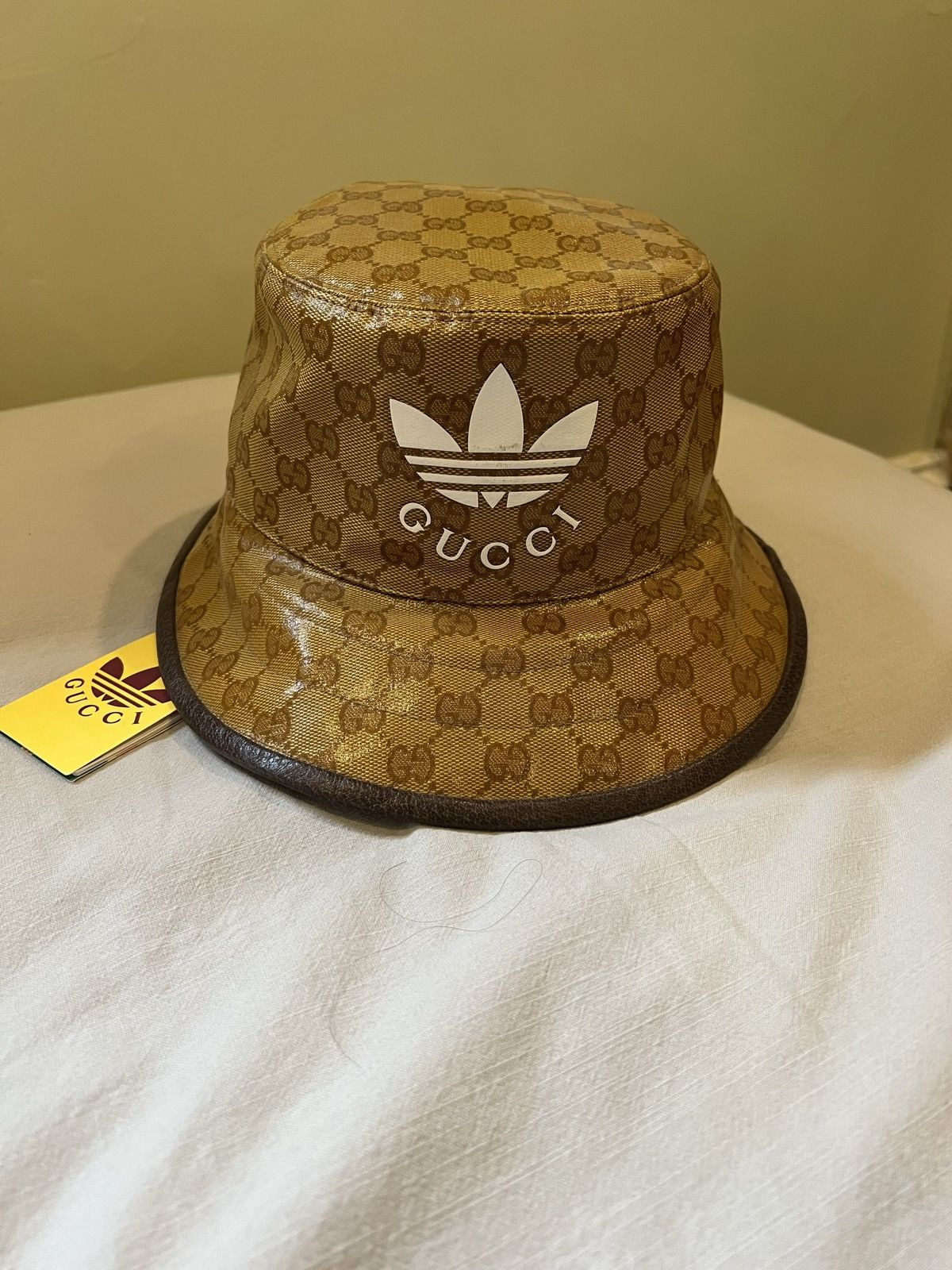 image of Adidas Bucket Hat in Beige, Men's