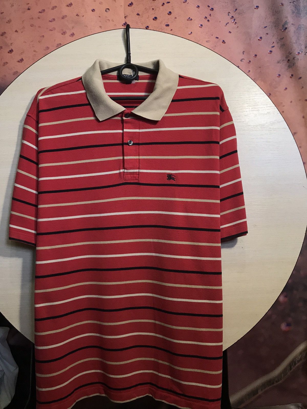 Burberry × Vintage Burberry London luxury streetwear polo tee Size US L / EU 52-54 / 3 - 2 Thumbnail