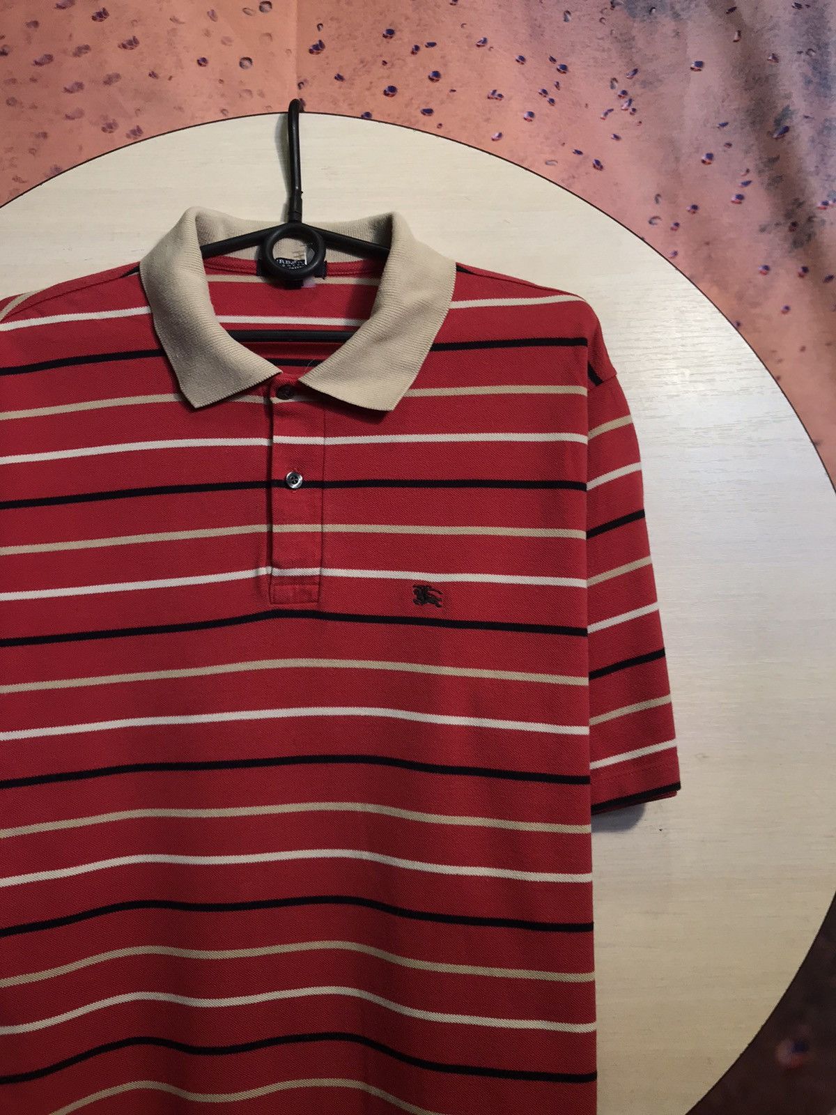 Burberry × Vintage Burberry London luxury streetwear polo tee Size US L / EU 52-54 / 3 - 1 Thumbnail