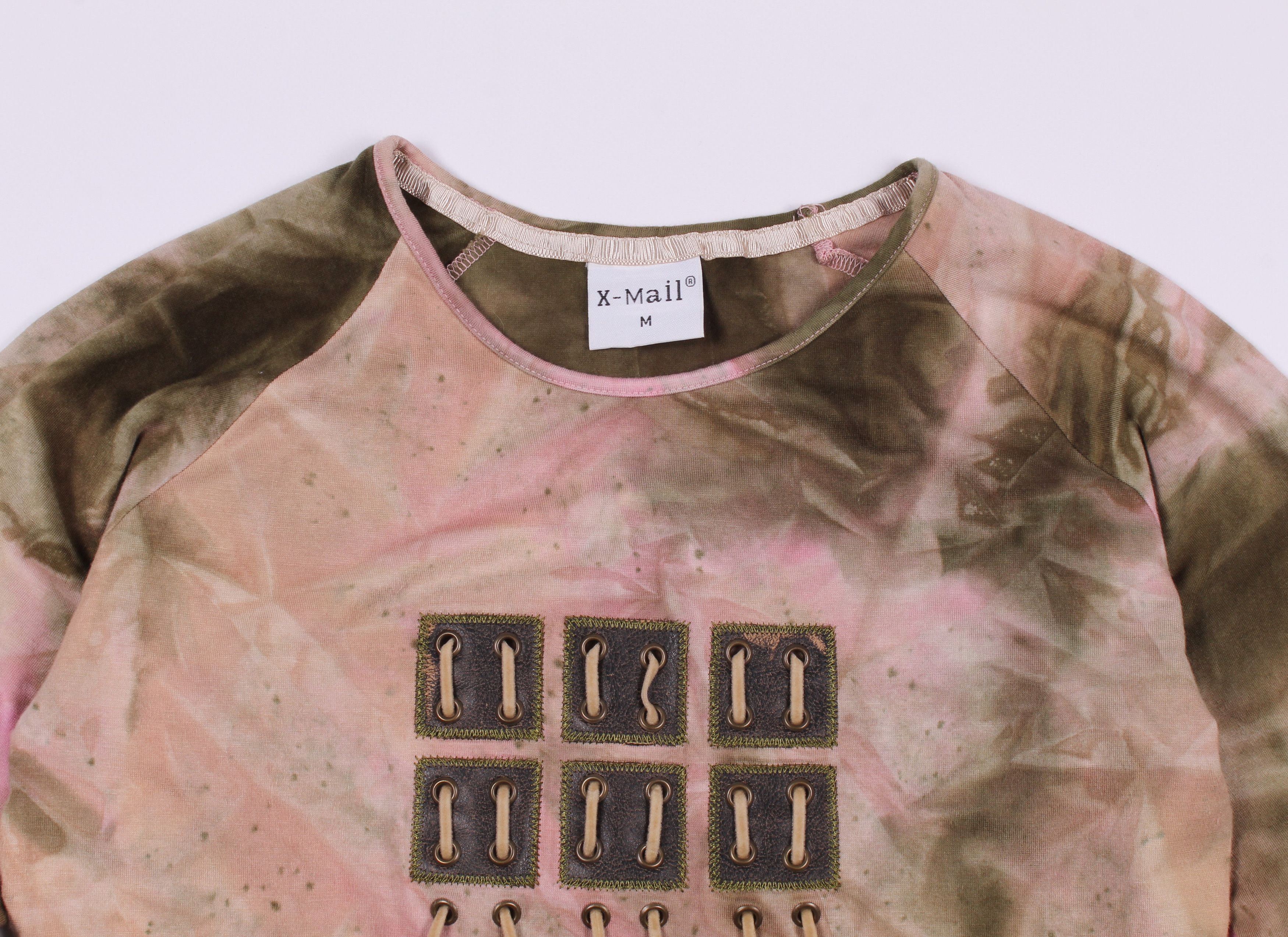 Vintage Vintage X-Mail Y2K Tie Dye Decorated Top Size M / US 6-8 / IT 42-44 - 5 Thumbnail