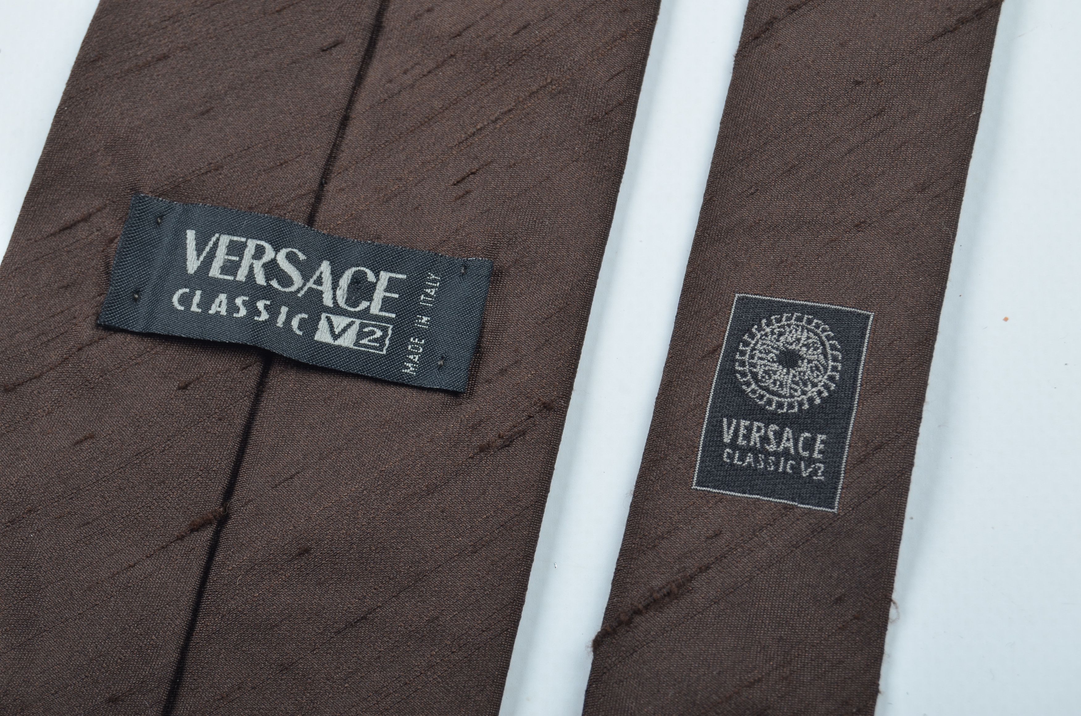 Versace Vintage Versace Silk Tie Size ONE SIZE - 6 Thumbnail