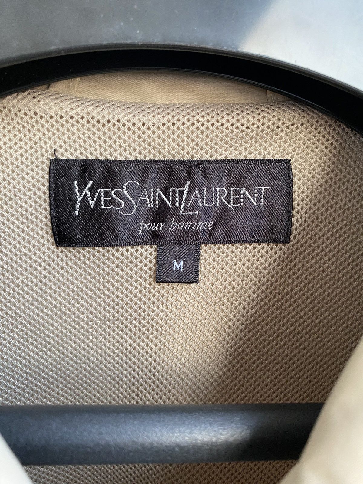Yves Saint Laurent Beige YSL Jacket Classic Yves Saint Laurent Bomber Coach Size US M / EU 48-50 / 2 - 5 Thumbnail