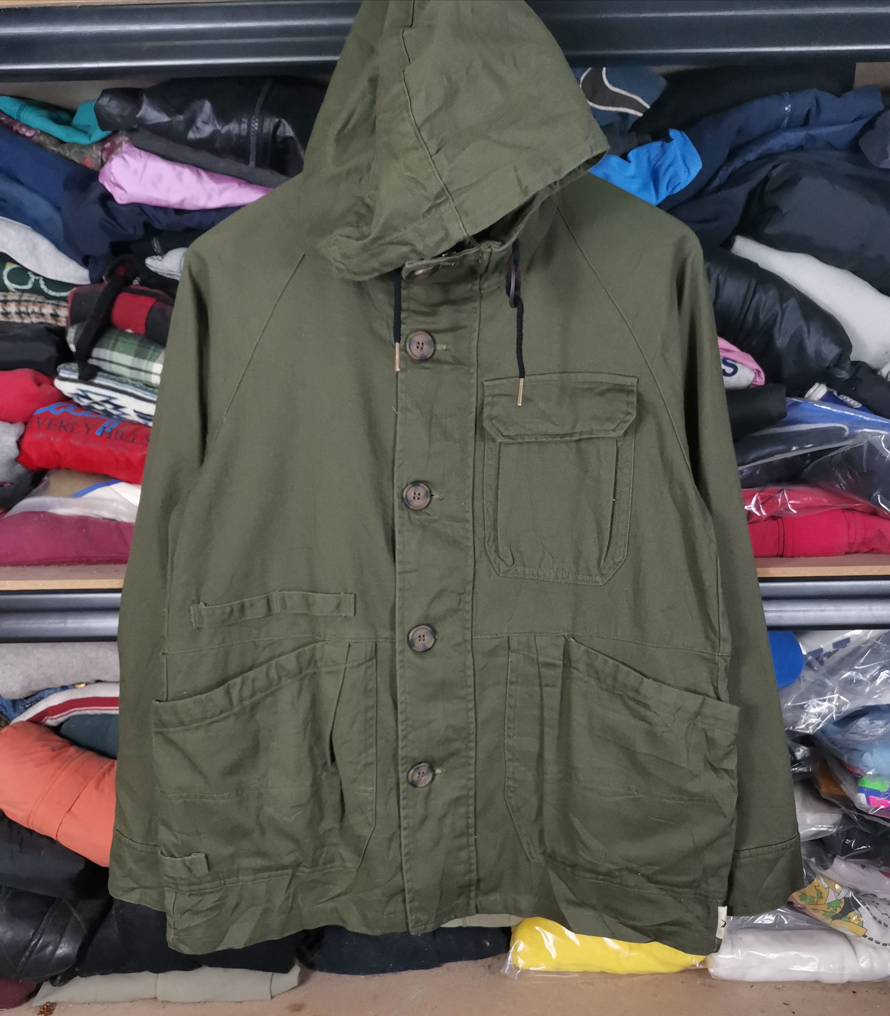 image of Archival Clothing x Vintage Fieldcore Jacket Army Green, Men's (Size Small)