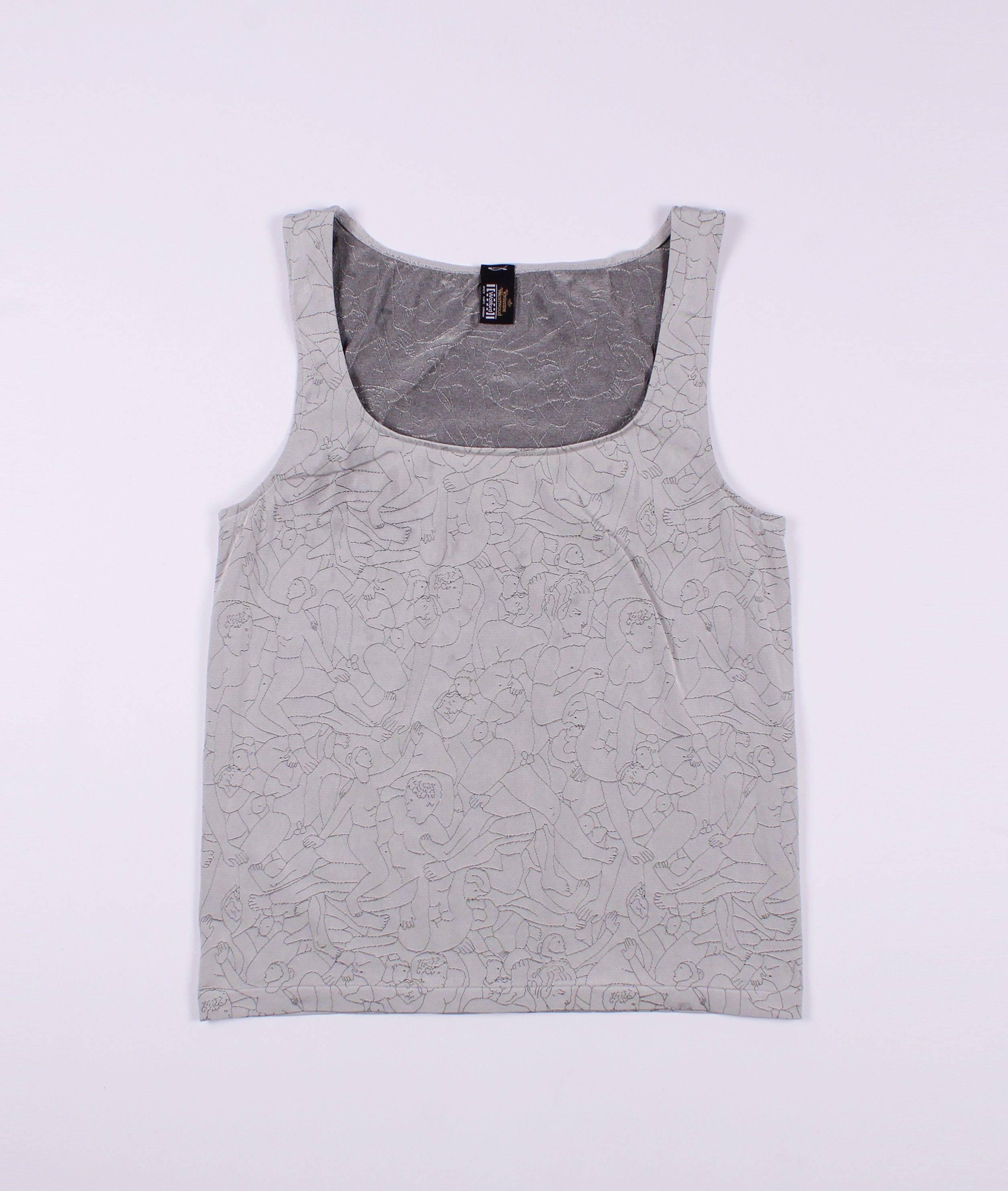 Other Rare 2004 Vivienne Westwood x Wolford Pearl Blue Orgy Top Size L / US 10 / IT 46 - 4 Thumbnail