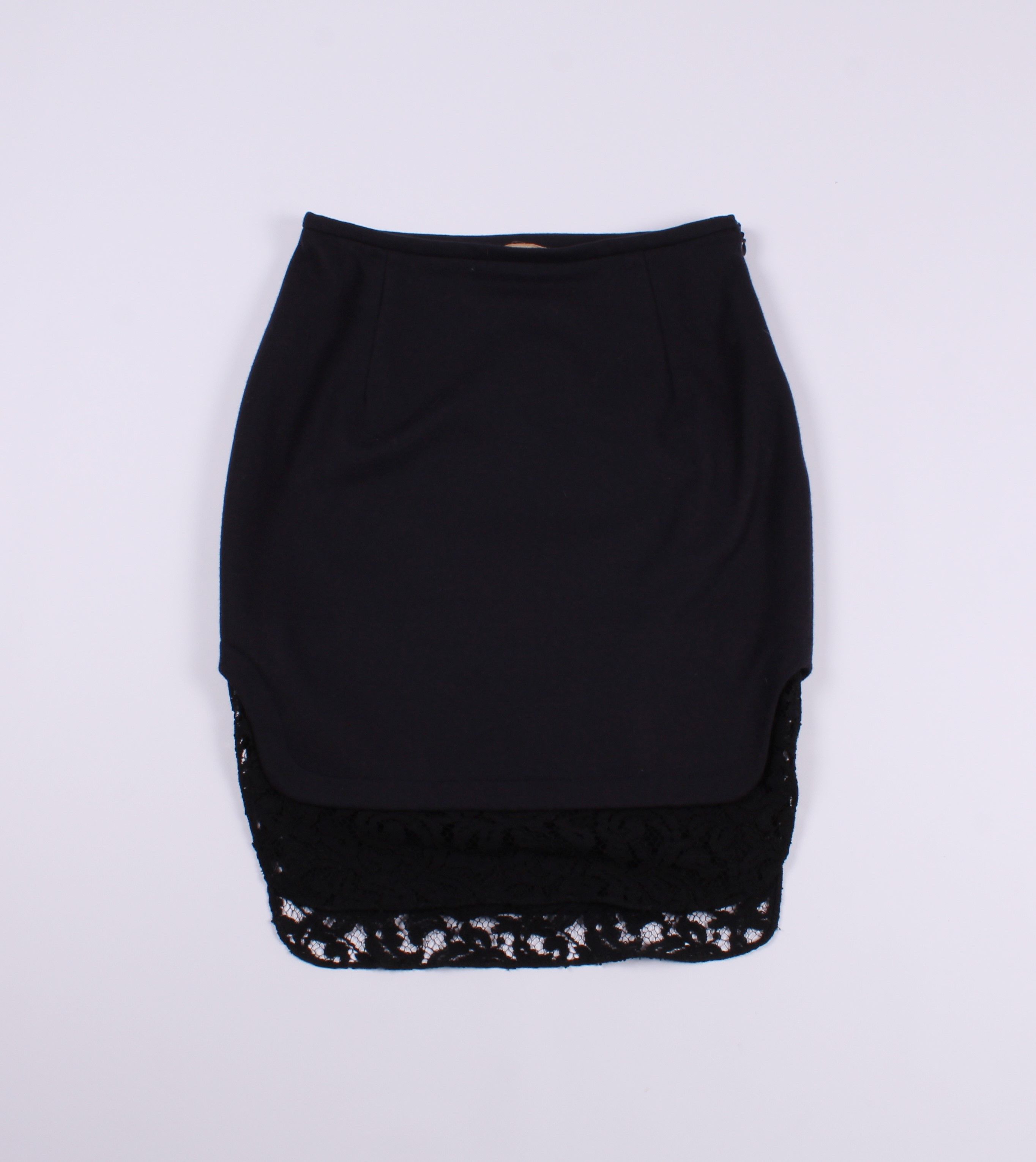 image of N21 Wool Cashmere Navy Skirt, Women's (Size 27)