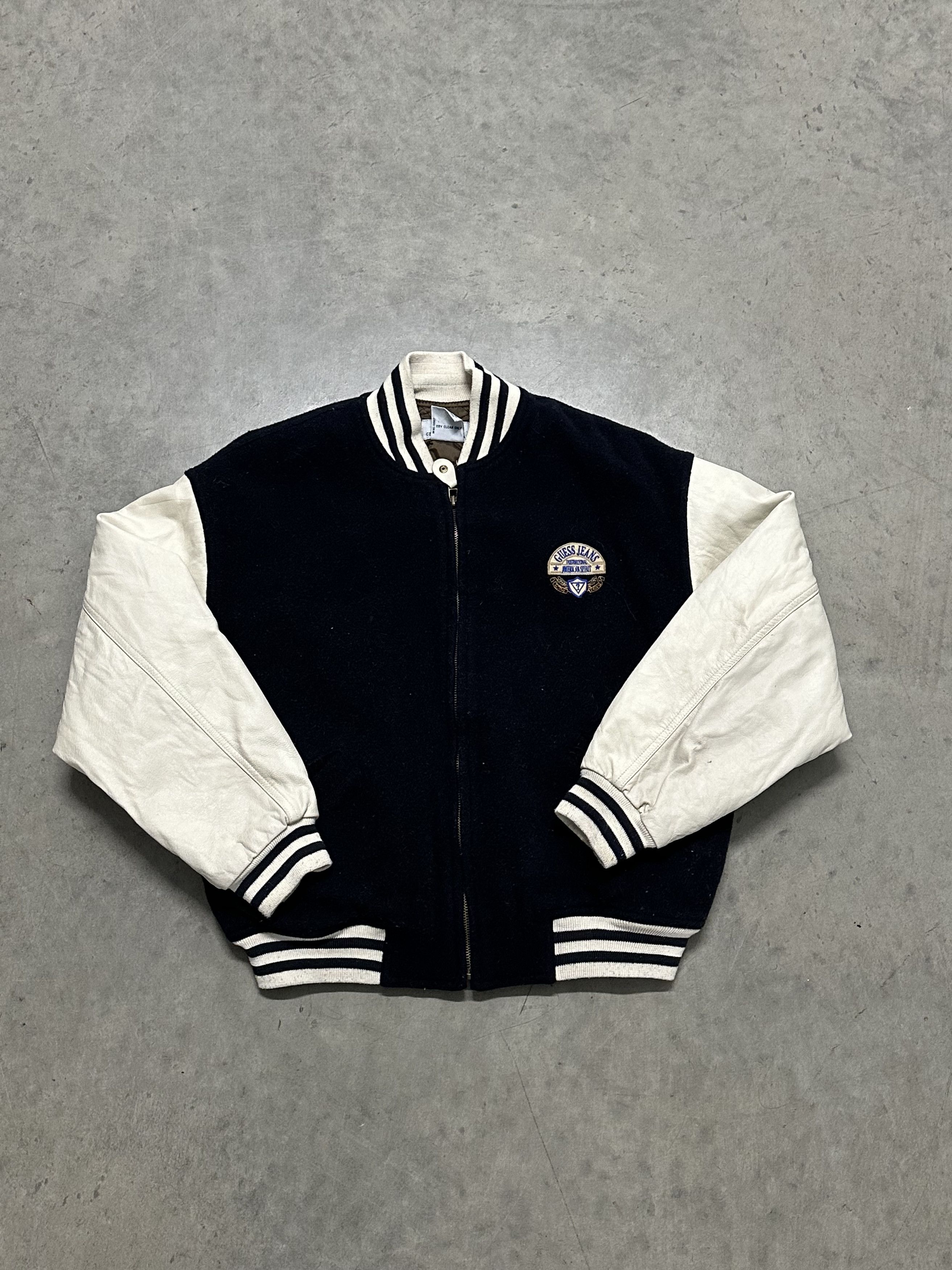 Guess × Vintage Vintage Guess Varsity Jacket Size US M / EU 48-50 / 2 - 1 Thumbnail