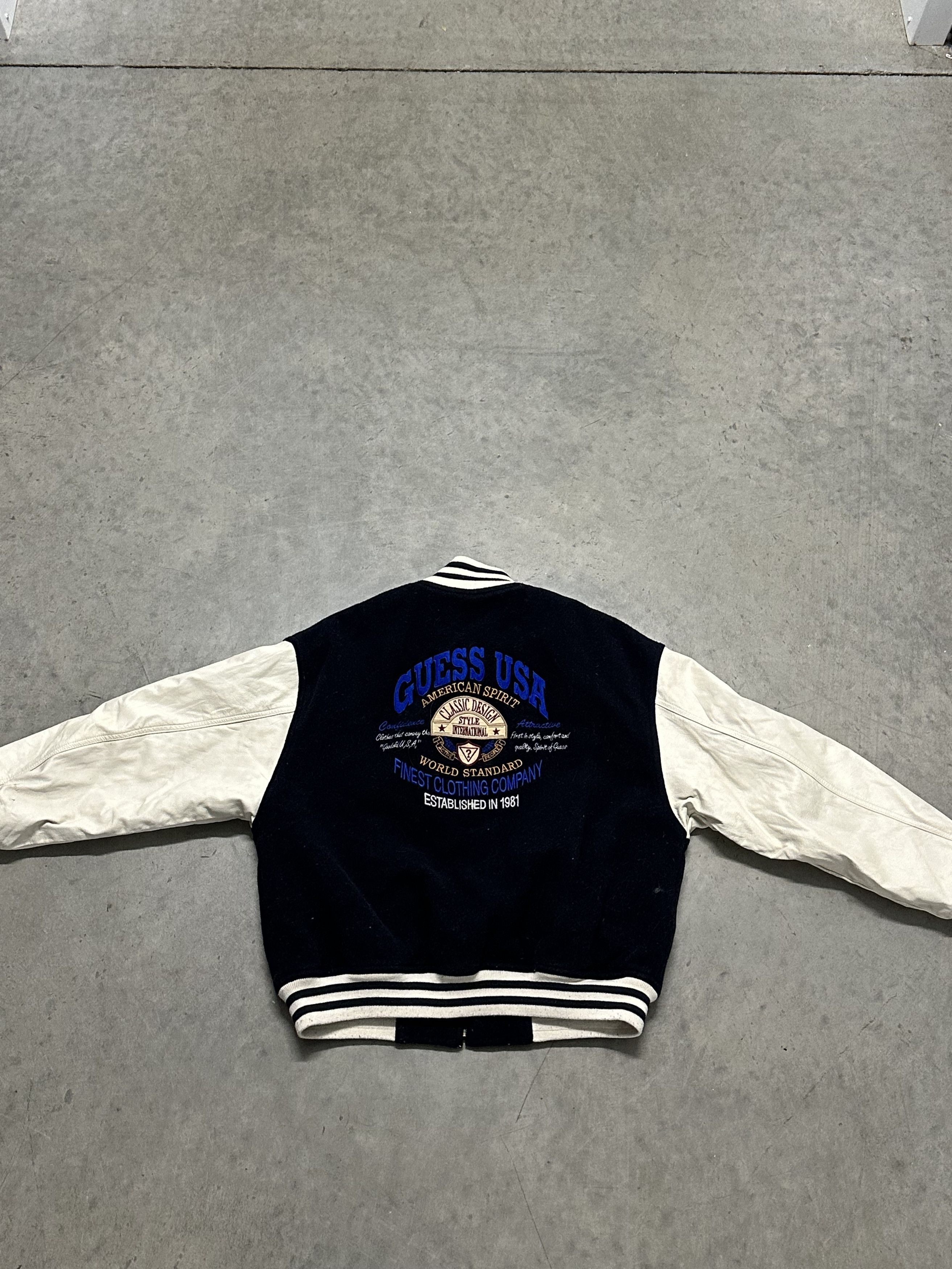 Guess × Vintage Vintage Guess Varsity Jacket Size US M / EU 48-50 / 2 - 2 Thumbnail