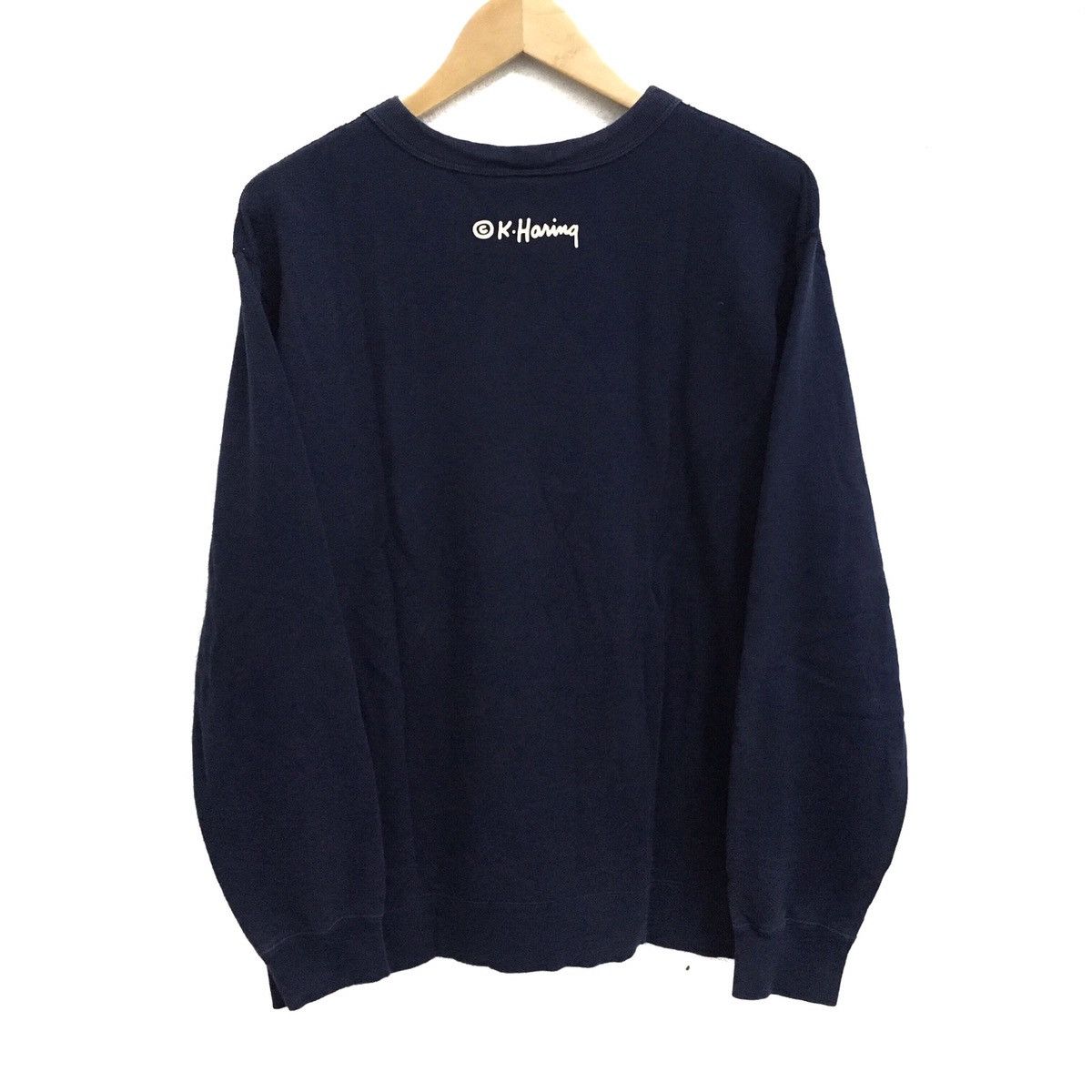 Keith Haring KEITH HARING POP ART DESIGNER BIG LOGO CREWNECK SWEATSHIRT Size US XL / EU 56 / 4 - 2 Thumbnail