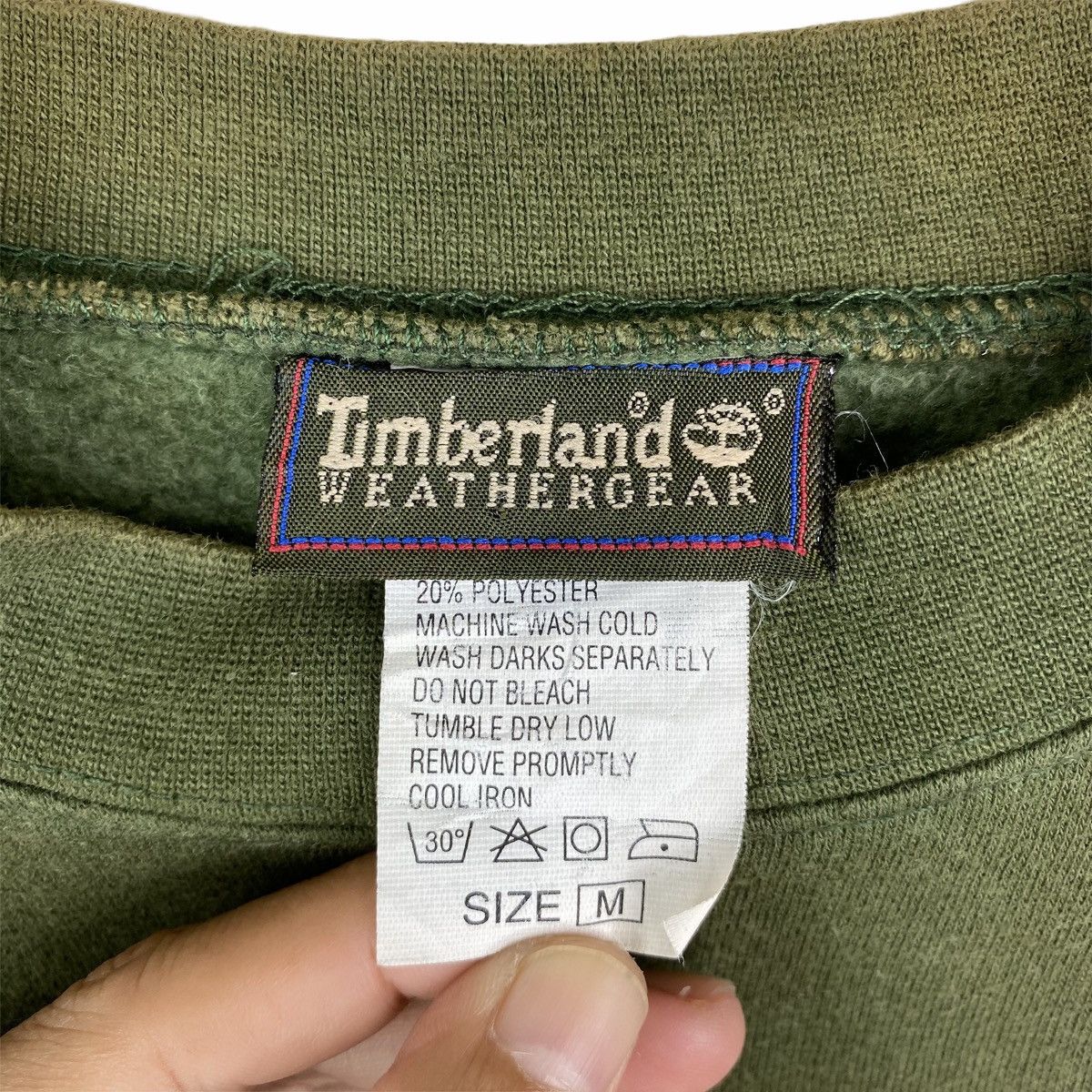 Timberland × Vintage VINTAGE TIMBERLAND BIG LOGO EMBROIDERY SWEATSHIRT PULLOVER Size US S / EU 44-46 / 1 - 4 Thumbnail