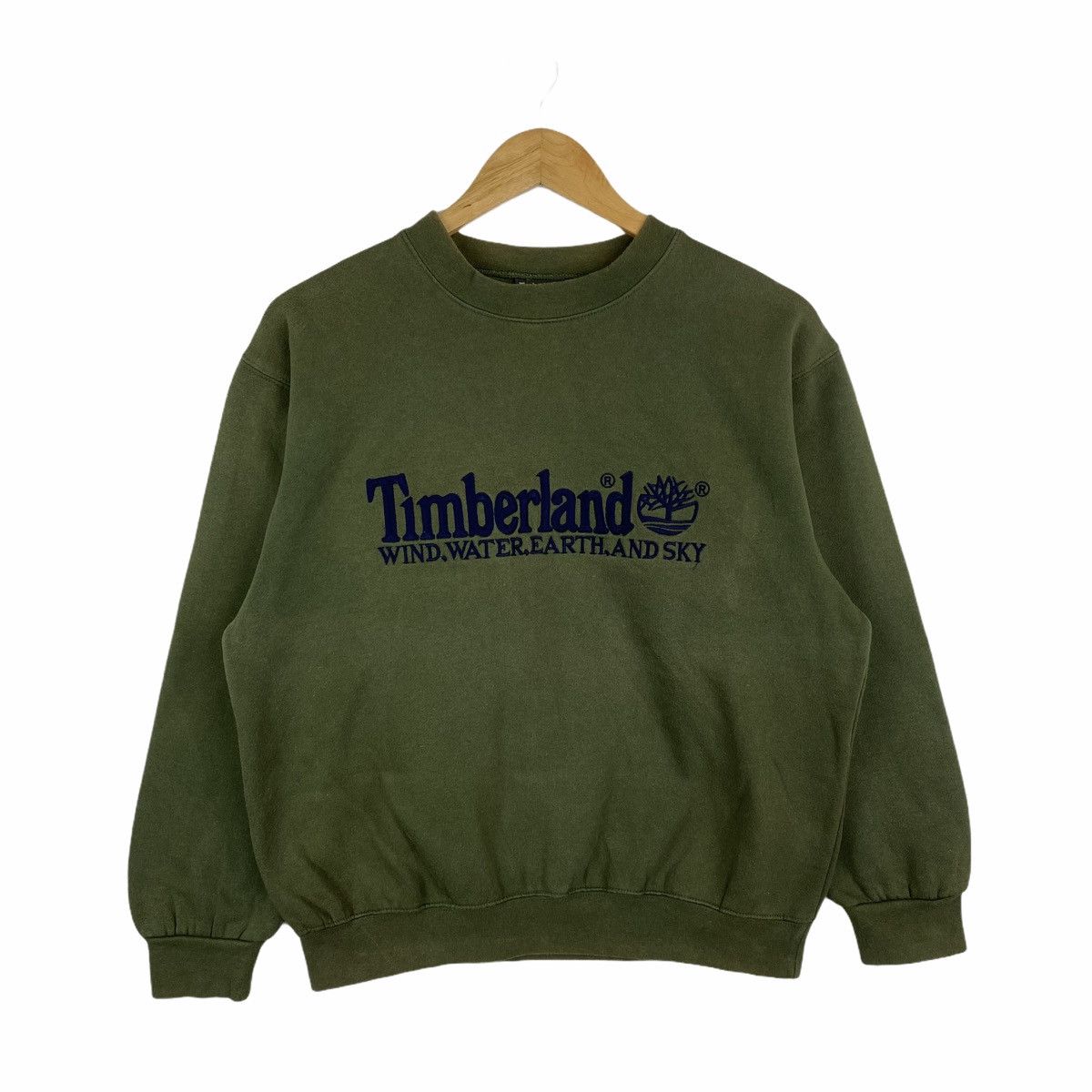 Timberland × Vintage VINTAGE TIMBERLAND BIG LOGO EMBROIDERY SWEATSHIRT PULLOVER Size US S / EU 44-46 / 1 - 1 Thumbnail