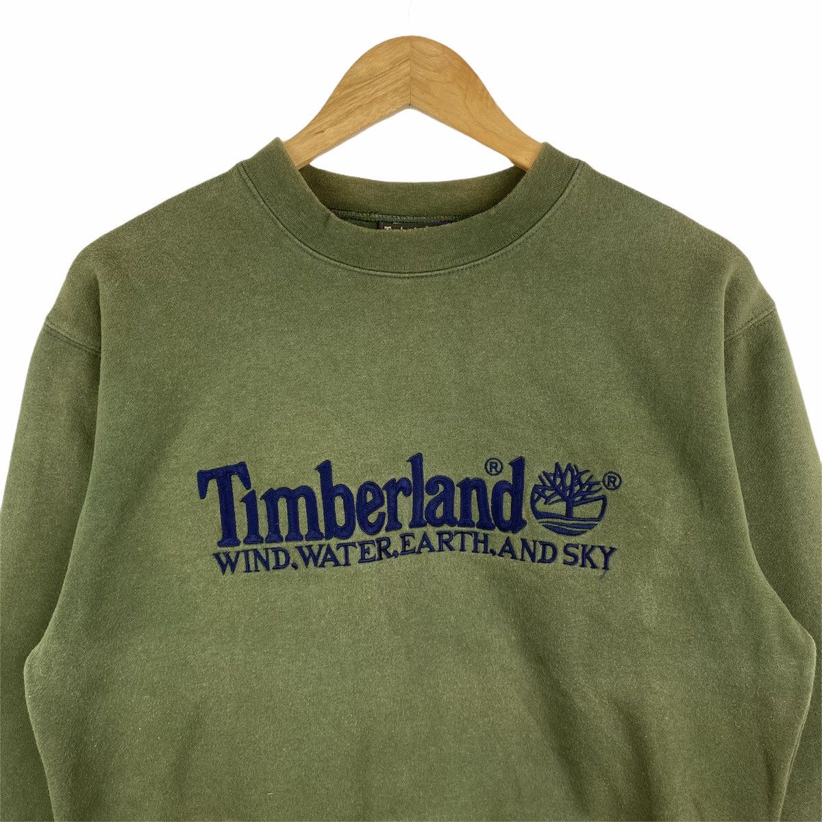 Timberland × Vintage VINTAGE TIMBERLAND BIG LOGO EMBROIDERY SWEATSHIRT PULLOVER Size US S / EU 44-46 / 1 - 3 Thumbnail