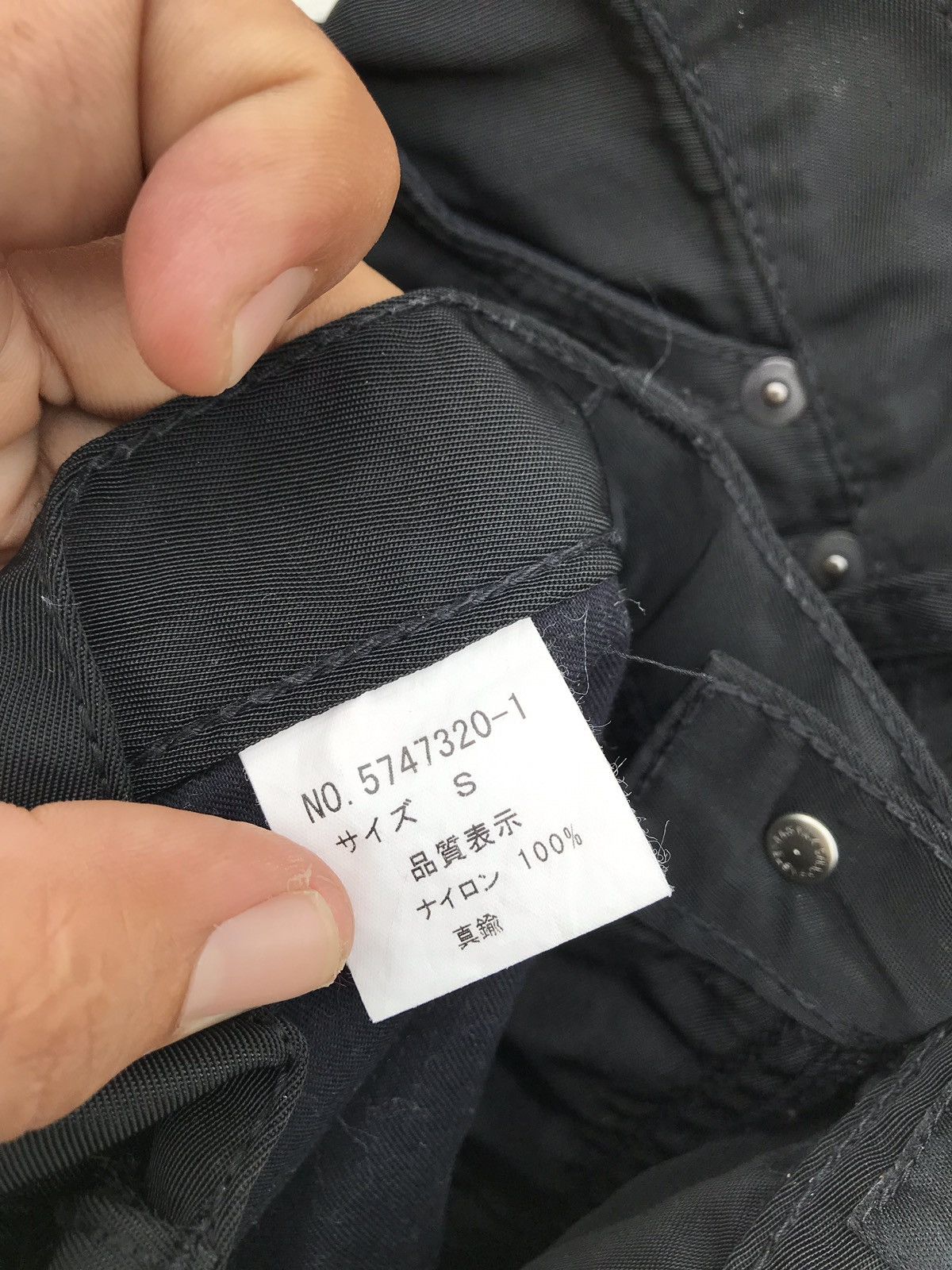 Japanese Brand Halb Skinny Fit Black Casual Pants Streetwear Fashion Size US 30 / EU 46 - 7 Thumbnail