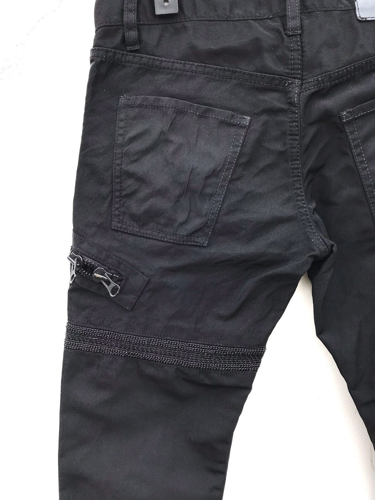 Japanese Brand Halb Skinny Fit Black Casual Pants Streetwear Fashion Size US 30 / EU 46 - 5 Thumbnail