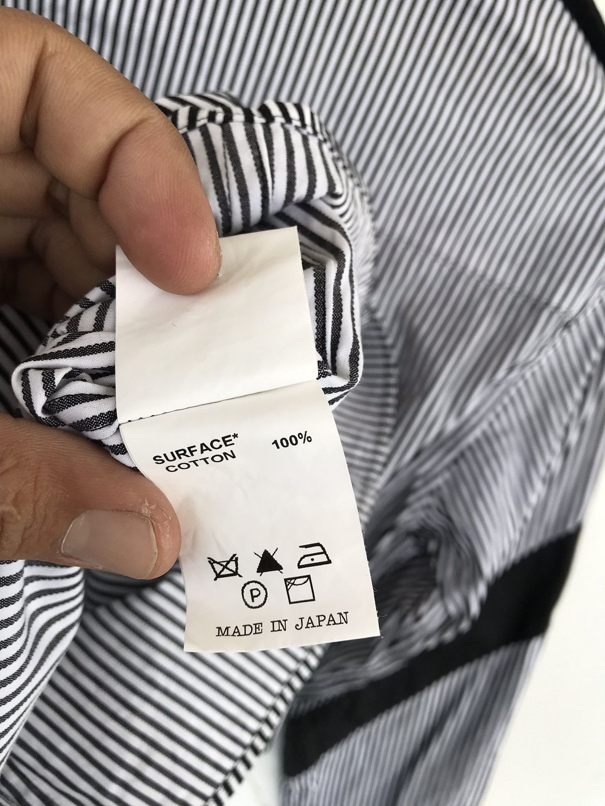 Designer × Japanese Brand Rare Japan Designer Stripe Yoshio Kubo Button Ups Shirt Size US S / EU 44-46 / 1 - 6 Thumbnail