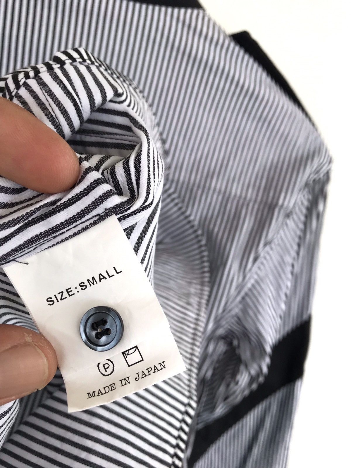 Designer × Japanese Brand Rare Japan Designer Stripe Yoshio Kubo Button Ups Shirt Size US S / EU 44-46 / 1 - 5 Thumbnail