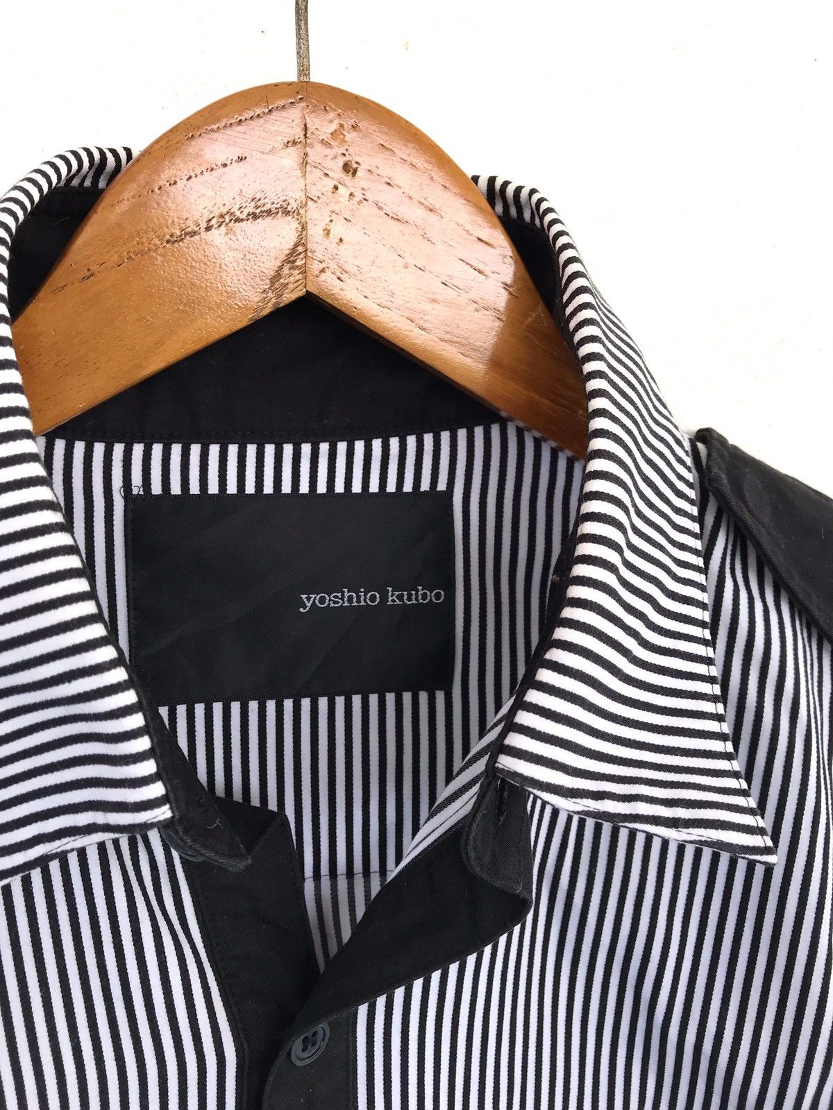 Designer × Japanese Brand Rare Japan Designer Stripe Yoshio Kubo Button Ups Shirt Size US S / EU 44-46 / 1 - 2 Thumbnail