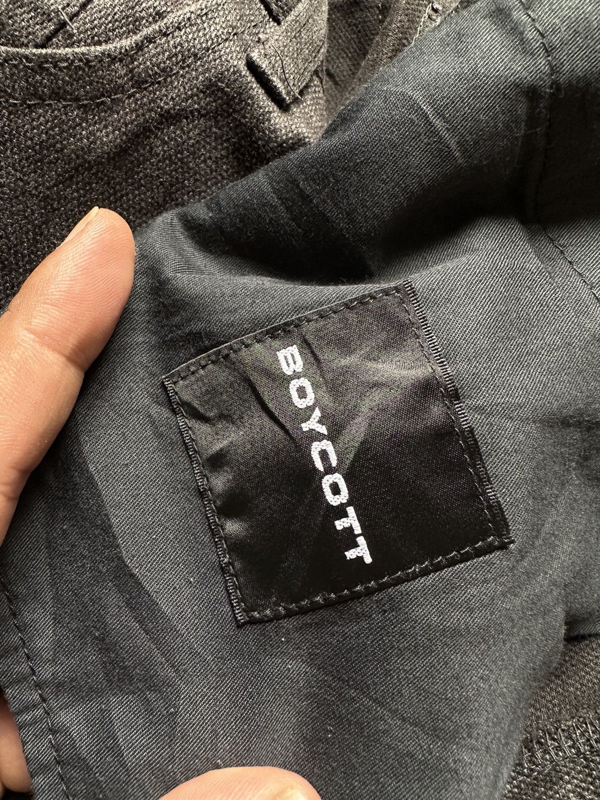 Boycott 90's Boycott Japan black rustic pants Size US 30 / EU 46 - 9 Thumbnail