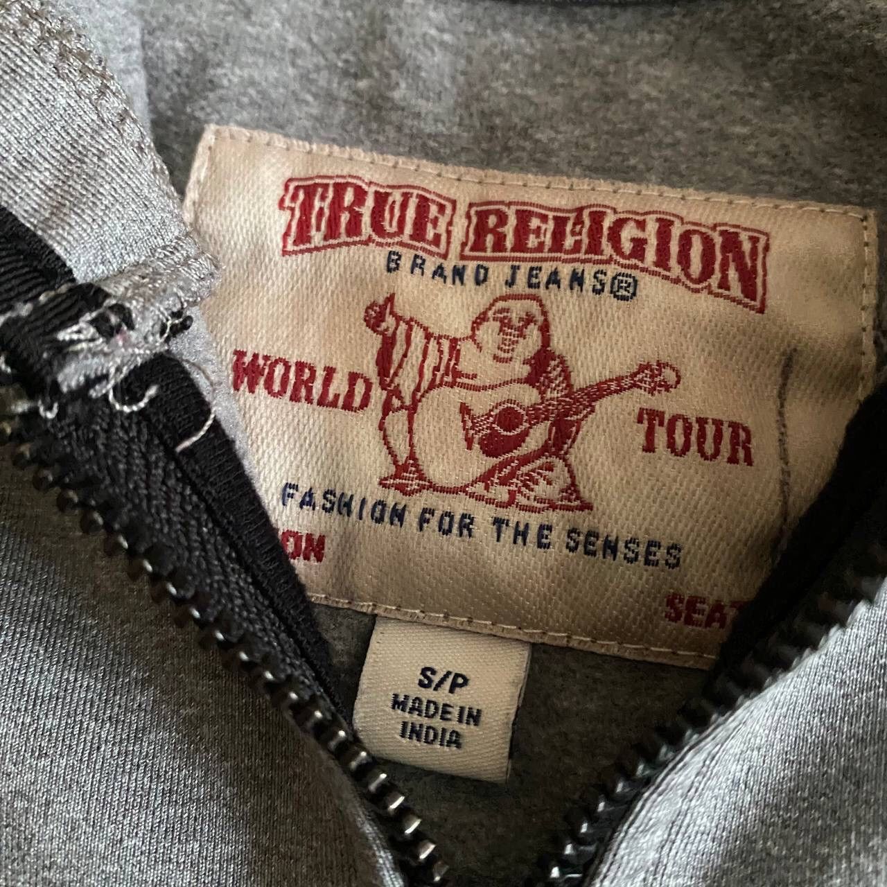 True Religion × Vintage Y2K True Religion Vintage Double Side Print Zip Hoodie Size S / US 4 / IT 40 - 7 Thumbnail
