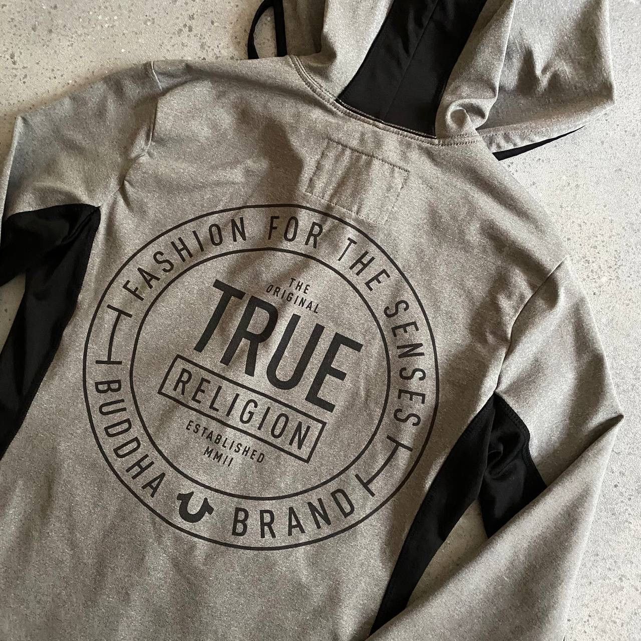 True Religion × Vintage Y2K True Religion Vintage Double Side Print Zip Hoodie Size S / US 4 / IT 40 - 4 Thumbnail