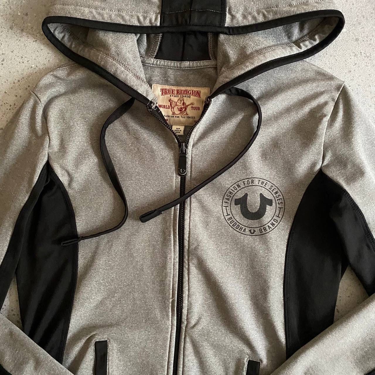 True Religion × Vintage Y2K True Religion Vintage Double Side Print Zip Hoodie Size S / US 4 / IT 40 - 5 Thumbnail