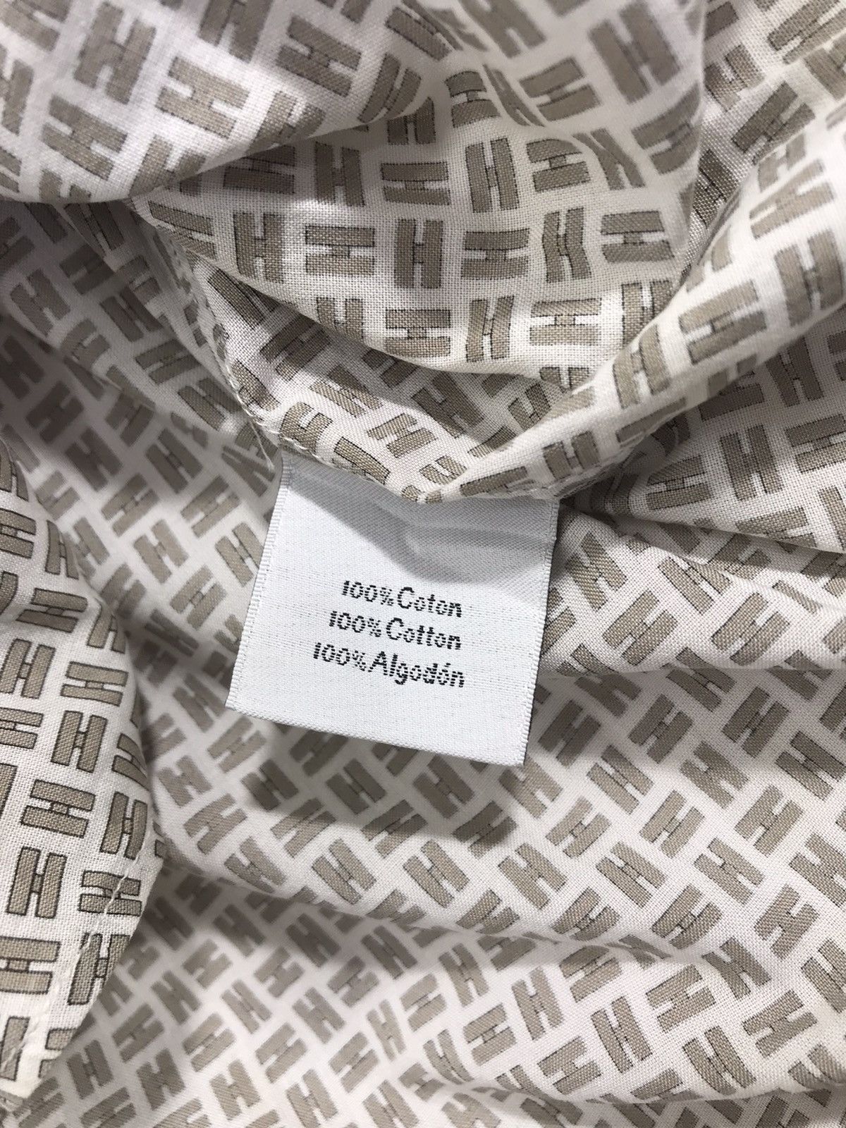 Hermes Auth Hermes Checkered Full print H LS Shirts Size US XS / EU 42 / 0 - 11 Thumbnail