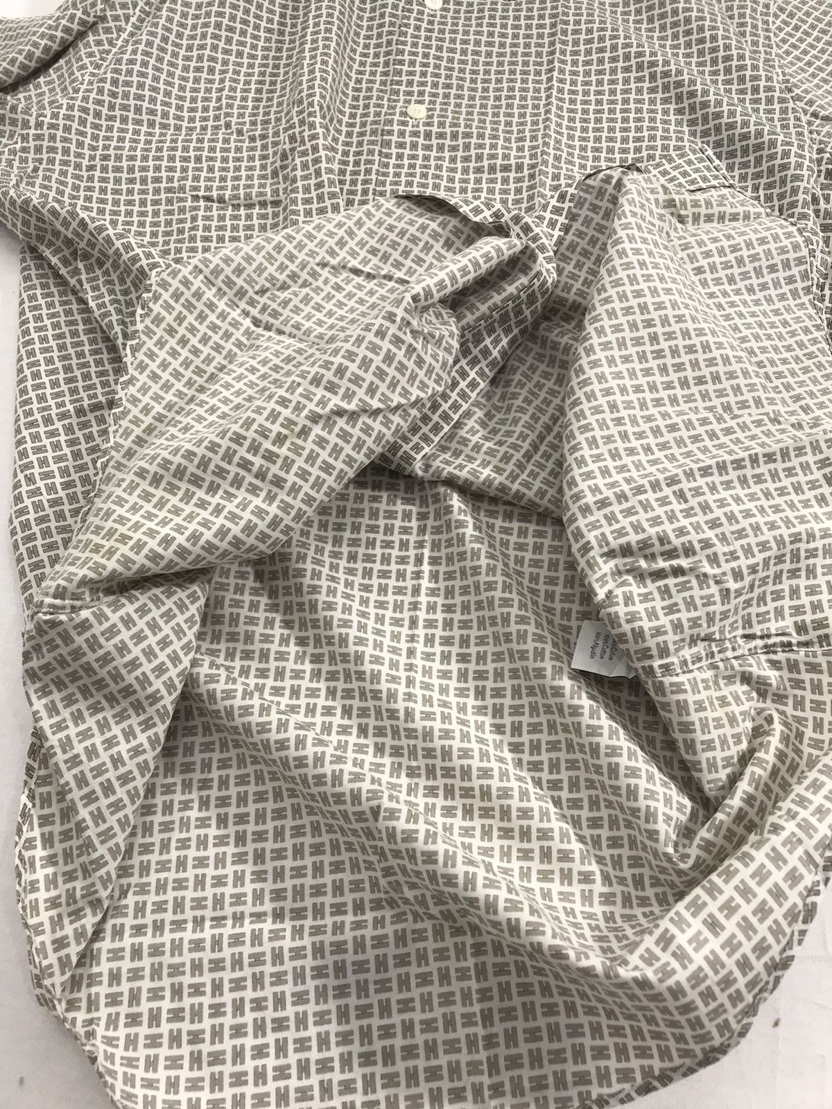 Hermes Auth Hermes Checkered Full print H LS Shirts Size US XS / EU 42 / 0 - 13 Thumbnail