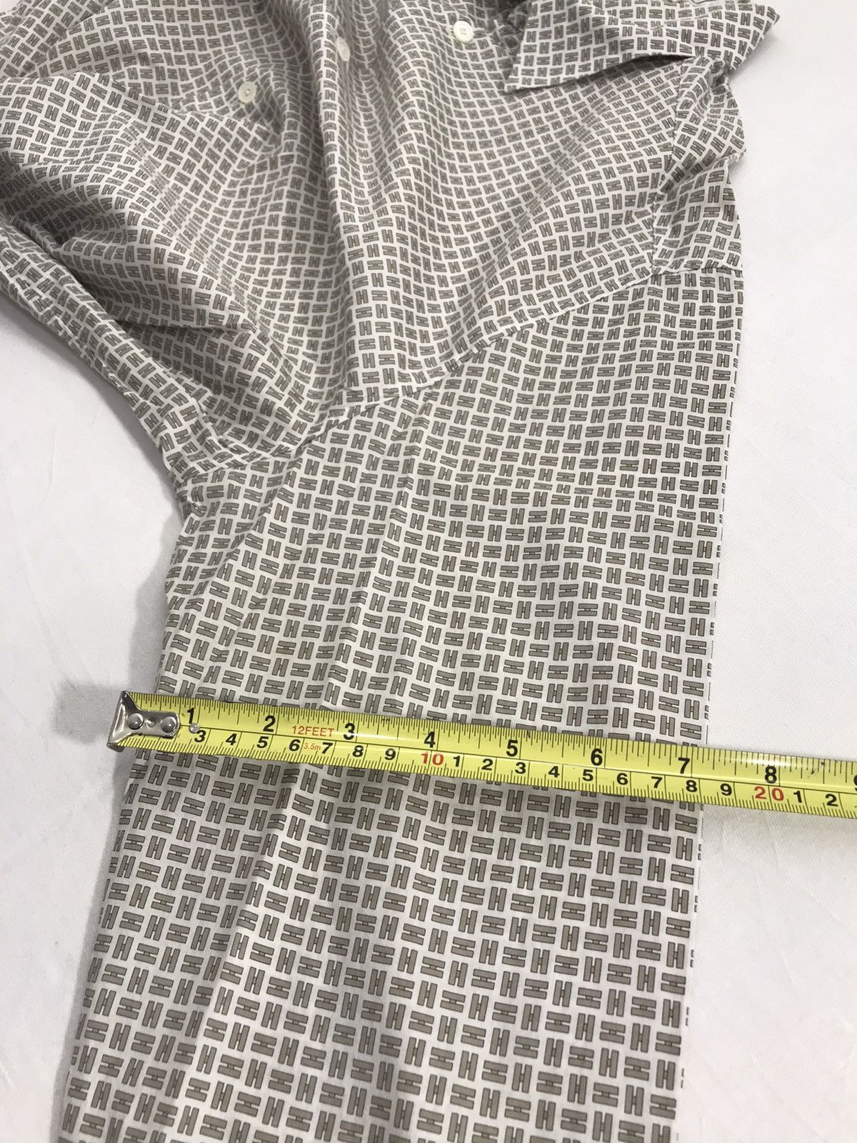 Hermes Auth Hermes Checkered Full print H LS Shirts Size US XS / EU 42 / 0 - 16 Thumbnail