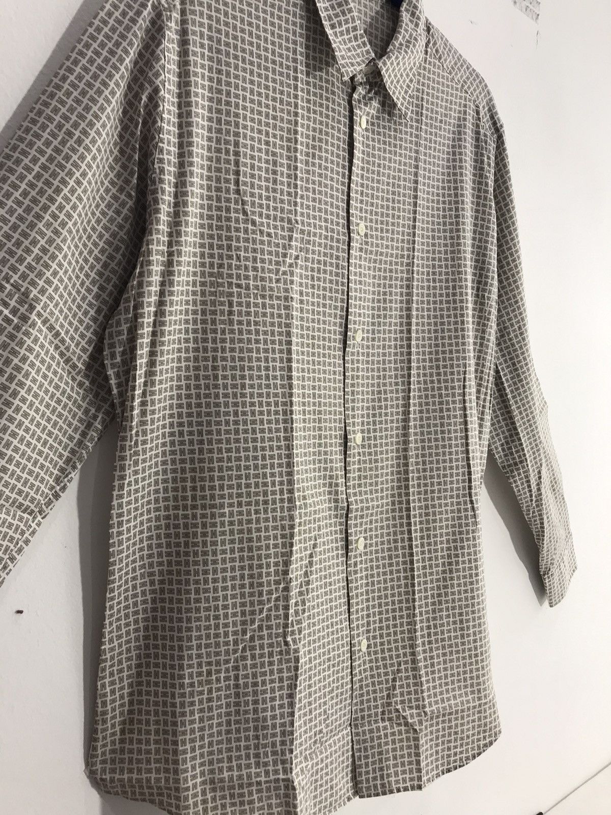 Hermes Auth Hermes Checkered Full print H LS Shirts Size US XS / EU 42 / 0 - 20 Thumbnail