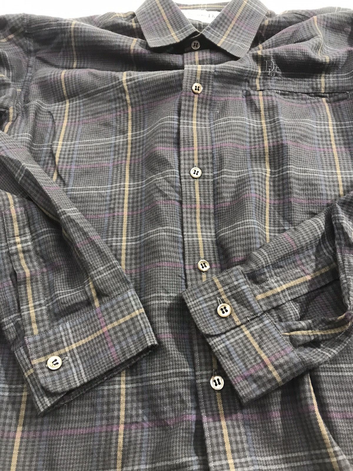 Dior ❌Last Drop❌ Vintage Christian Dior Camp Collar LS shirts Size US L / EU 52-54 / 3 - 17 Thumbnail