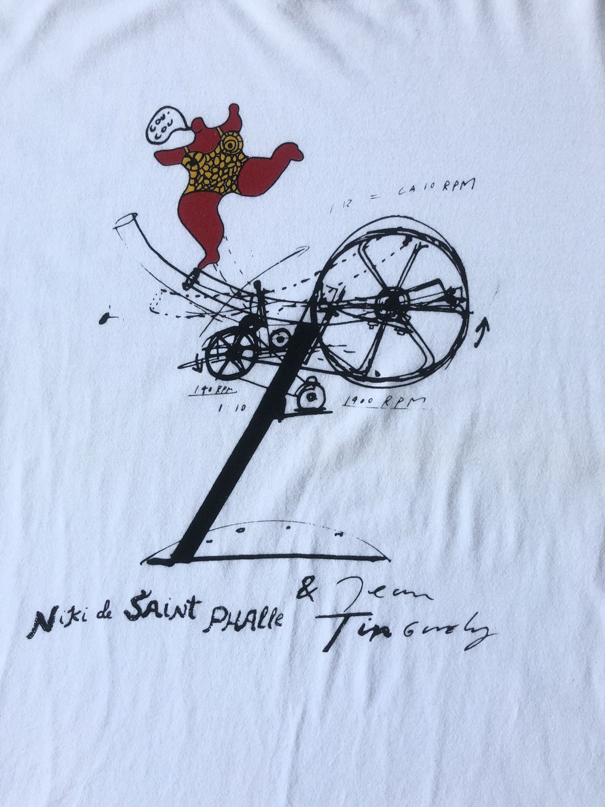 95' 🇫🇷 Flammarion Niki de Saint Phalle Art Shirt