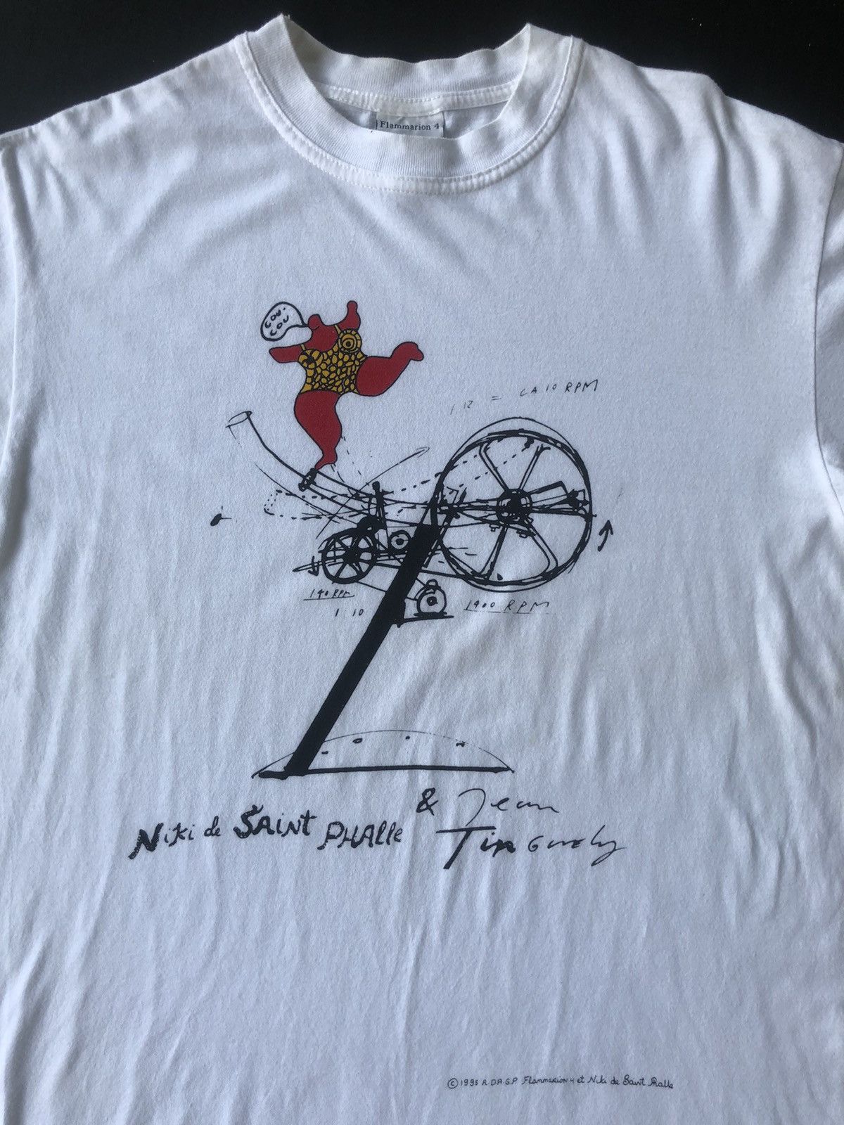 Vintage 95' 🇫🇷 Flammarion Niki de Saint Phalle Art Shirt Size US M / EU 48-50 / 2 - 2 Thumbnail
