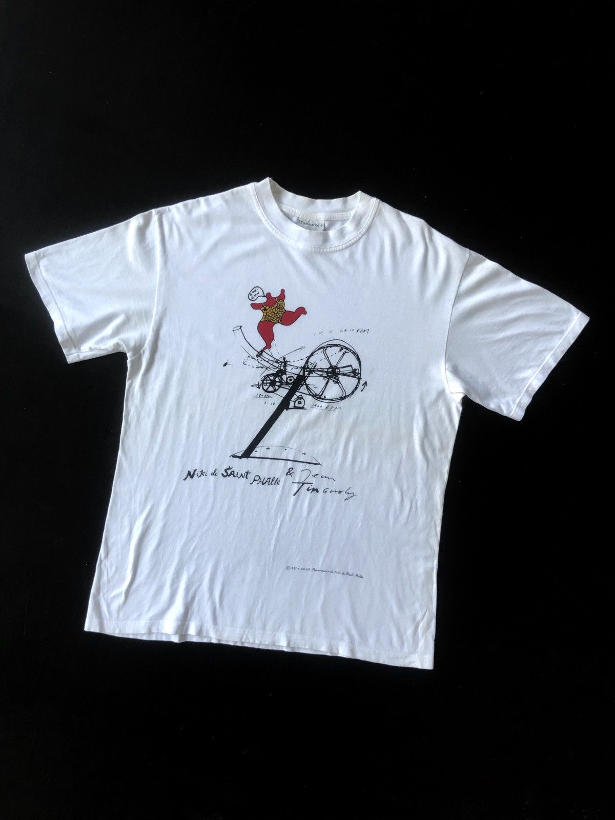 Vintage 95' 🇫🇷 Flammarion Niki de Saint Phalle Art Shirt Size US M / EU 48-50 / 2 - 3 Thumbnail