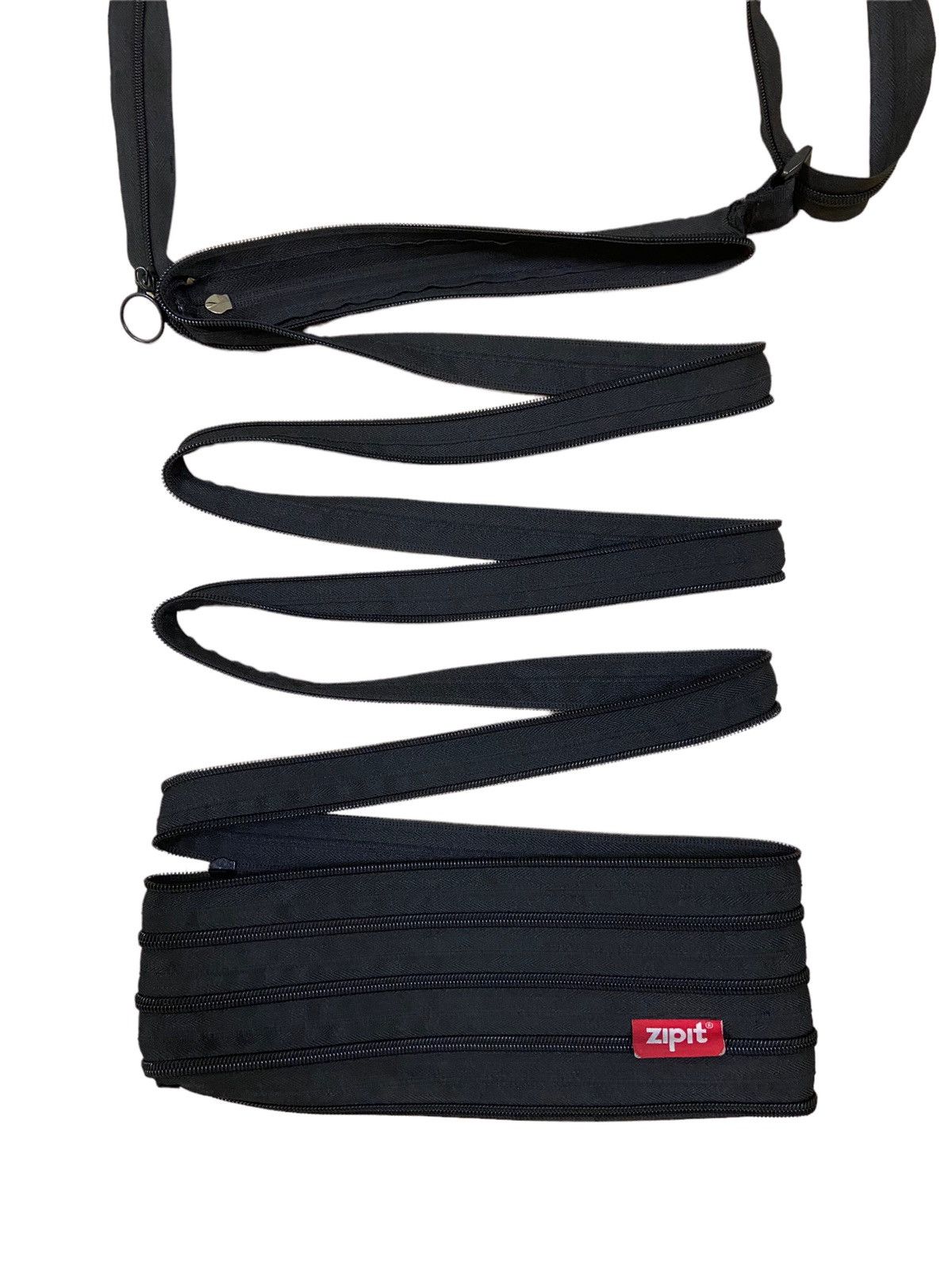 Jean Paul Gaultier DOPE🔥Zipit Jean Paul Gaultier Style Multi-Zipper Sling Bag Size ONE SIZE - 3 Thumbnail