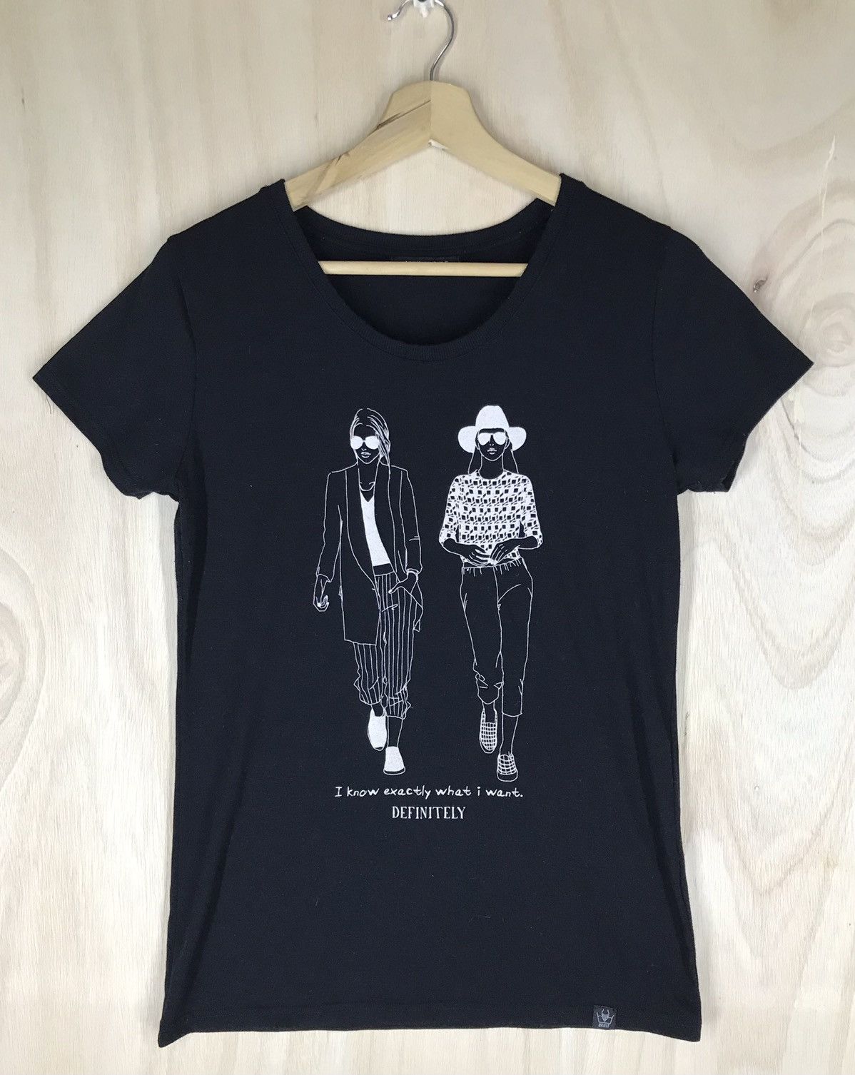 image of Avant Garde Avail Mode Tees in Black, Women's (Size Large)