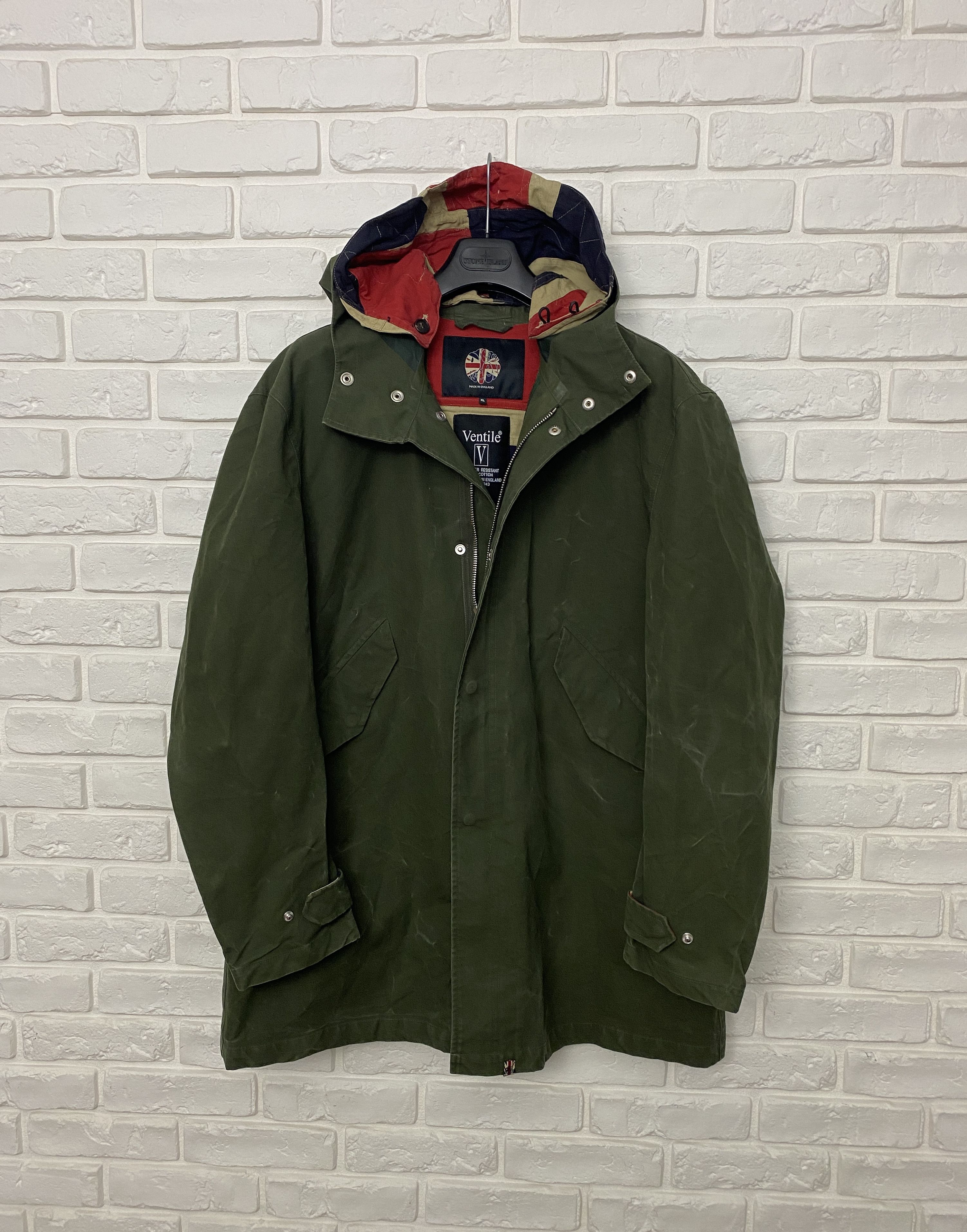 Pretty green clearance union jack parka