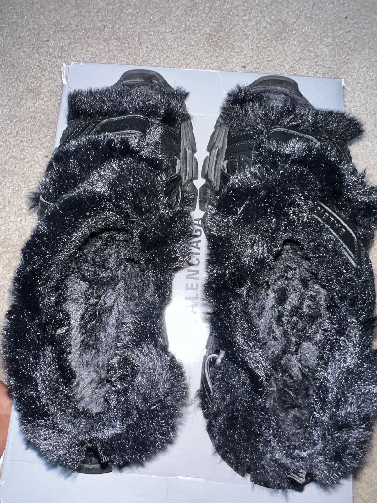 Balenciaga Leather Free Track Sandal