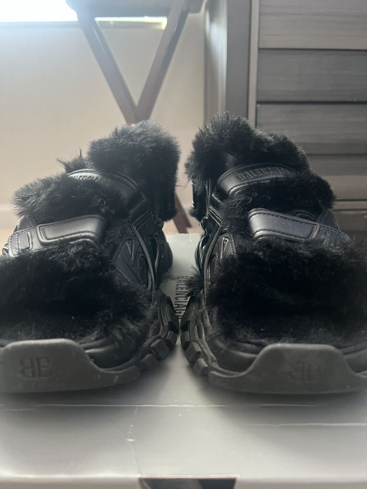 Balenciaga Leather Free Track Sandal