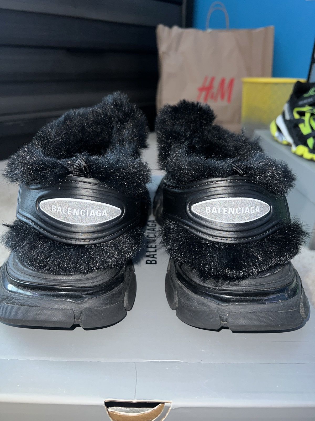 Balenciaga Leather Free Track Sandal