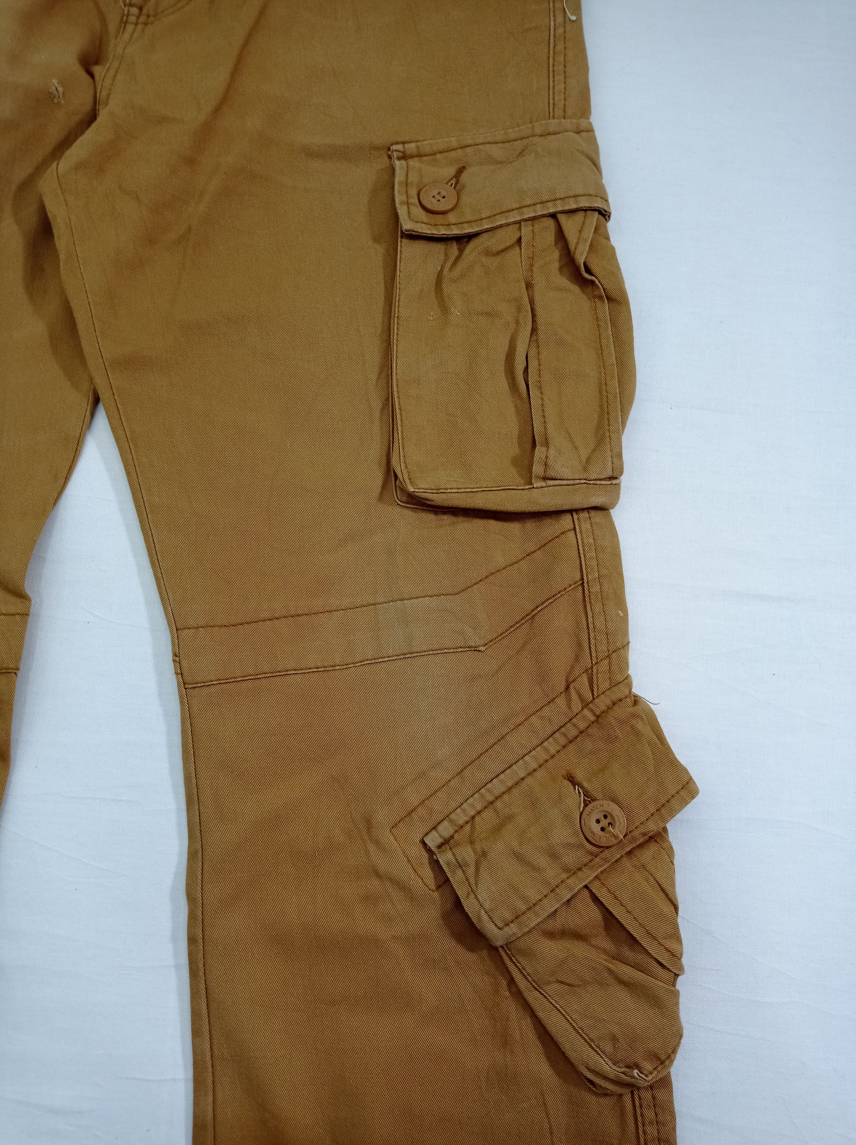 Japanese Brand Matchstick Multi Pocket Utility Cargo Pants Size US 33 - 17 Thumbnail