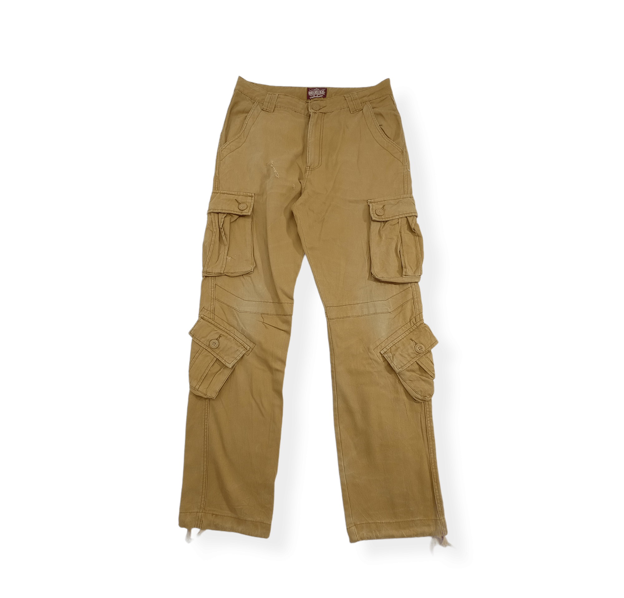 Japanese Brand Matchstick Multi Pocket Utility Cargo Pants Size US 33 - 1 Thumbnail