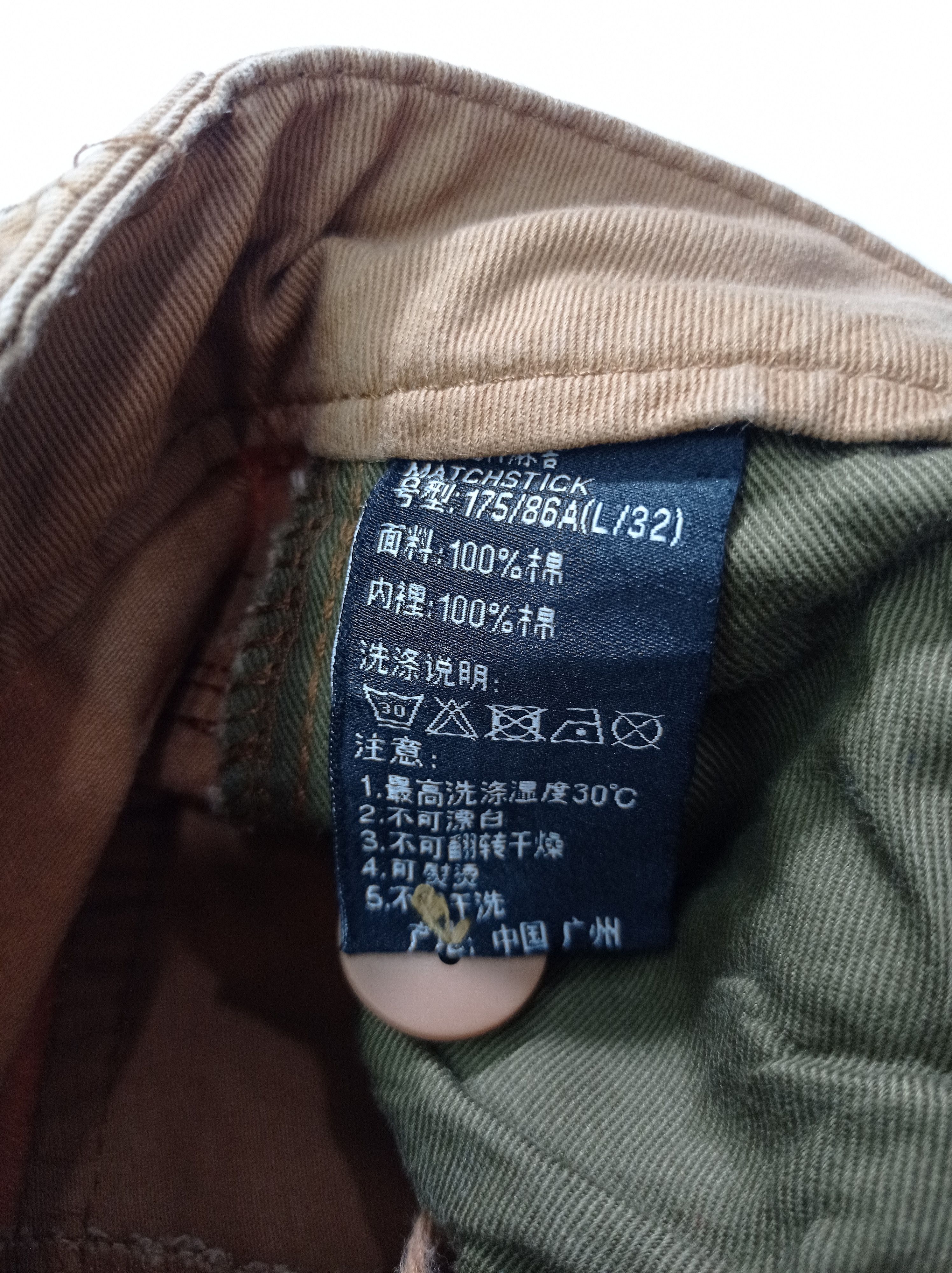 Japanese Brand Matchstick Multi Pocket Utility Cargo Pants Size US 33 - 5 Thumbnail