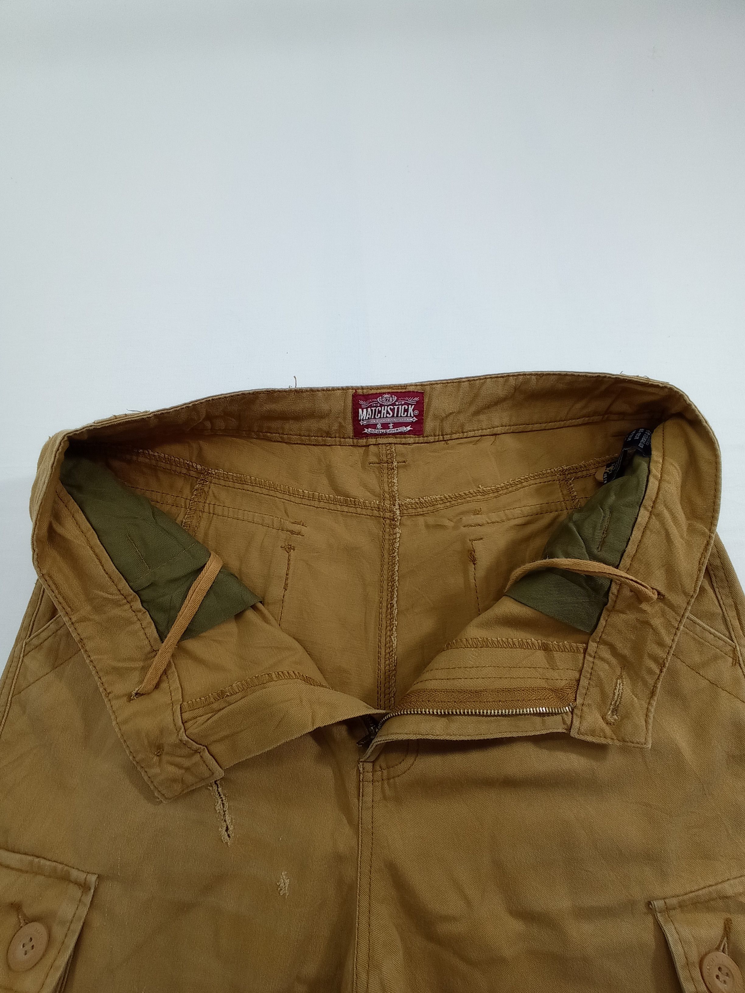 Japanese Brand Matchstick Multi Pocket Utility Cargo Pants Size US 33 - 3 Thumbnail