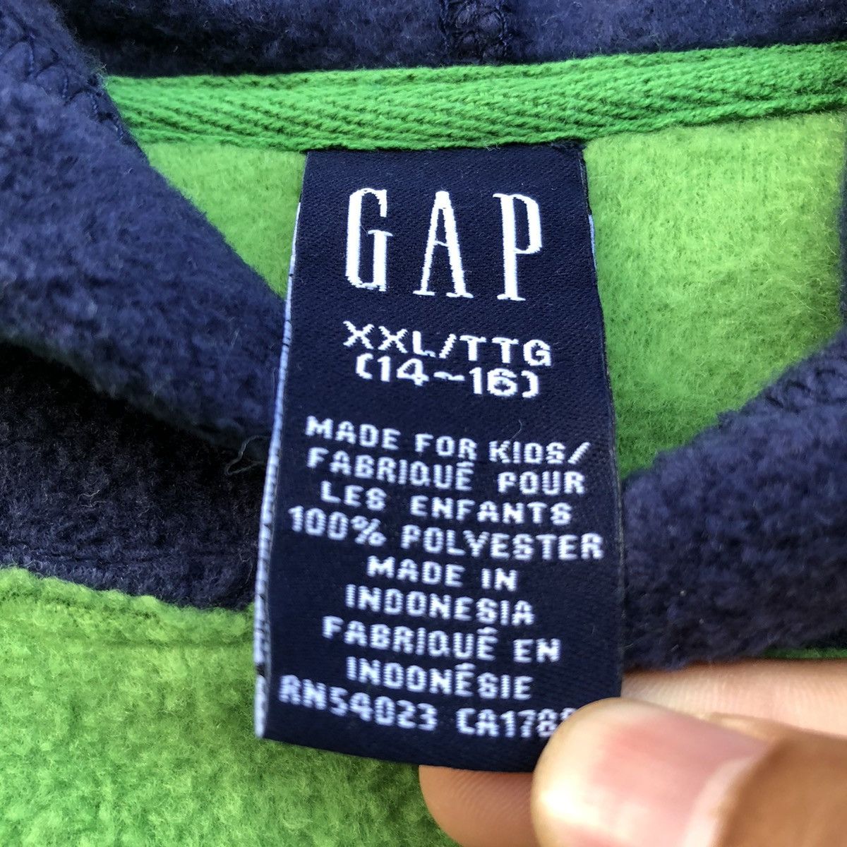 Gap Gap Athletic Fleece Pullover Sweaters Hooded Size US M / EU 48-50 / 2 - 4 Thumbnail