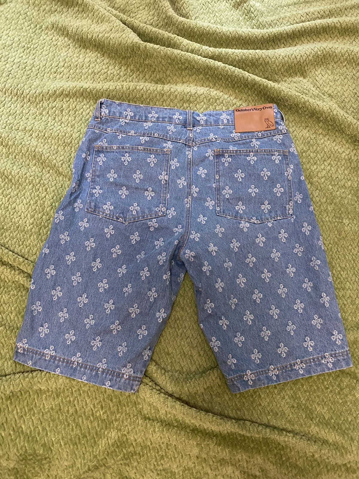 Octobers Very Own OVO Monogram Denim Shorts | Grailed