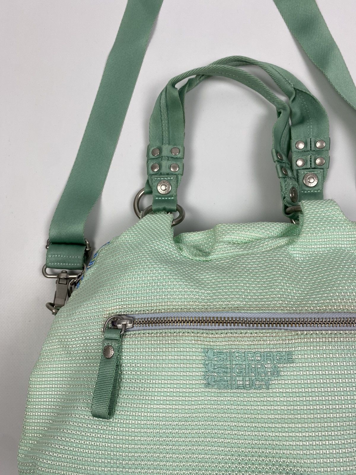 George Gina & Lucy George Gina & Lucy Nicki Menag3 Mint Woven Shoulder Bag Size ONE SIZE - 6 Thumbnail