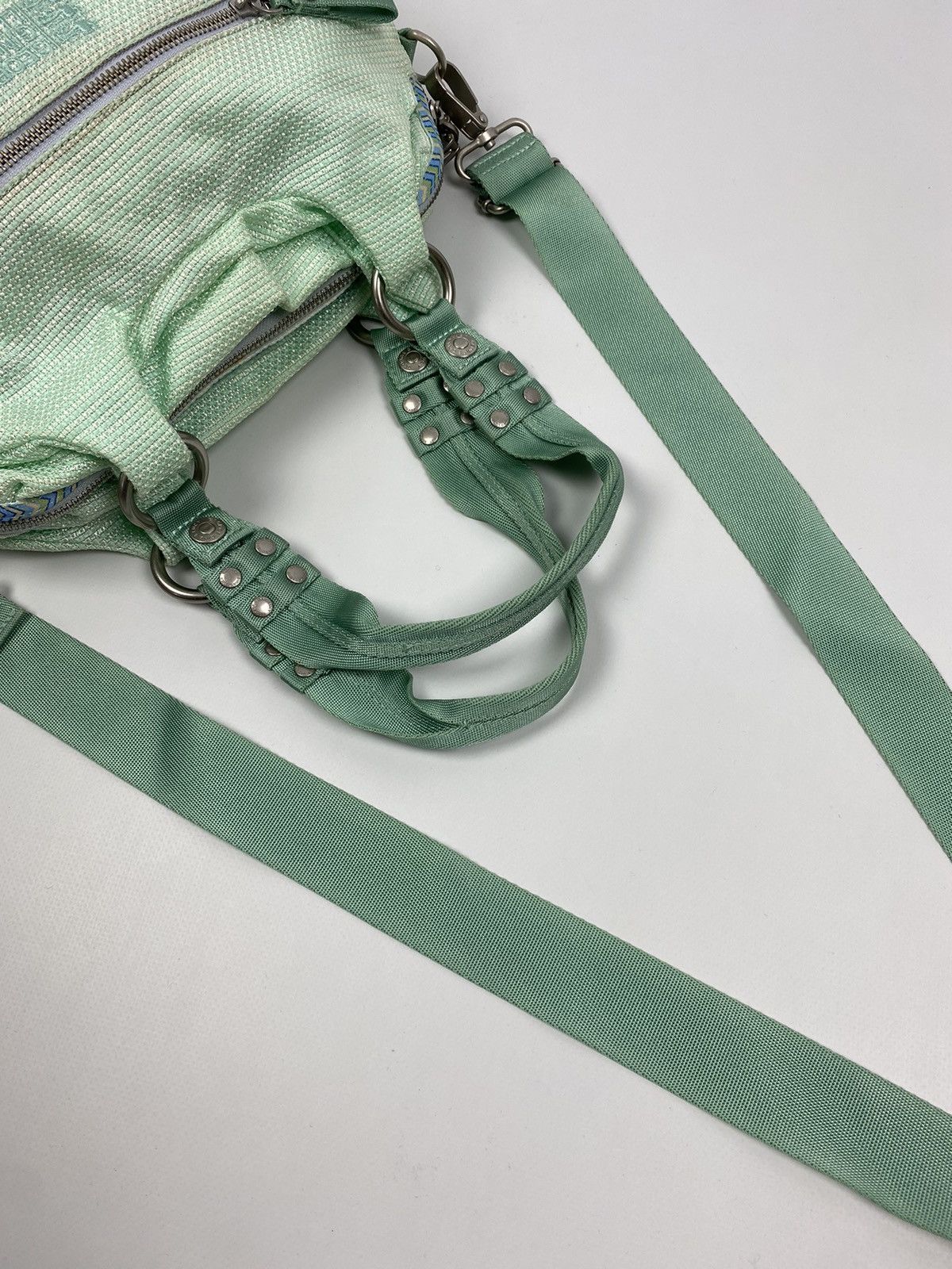 George Gina & Lucy George Gina & Lucy Nicki Menag3 Mint Woven Shoulder Bag Size ONE SIZE - 9 Thumbnail